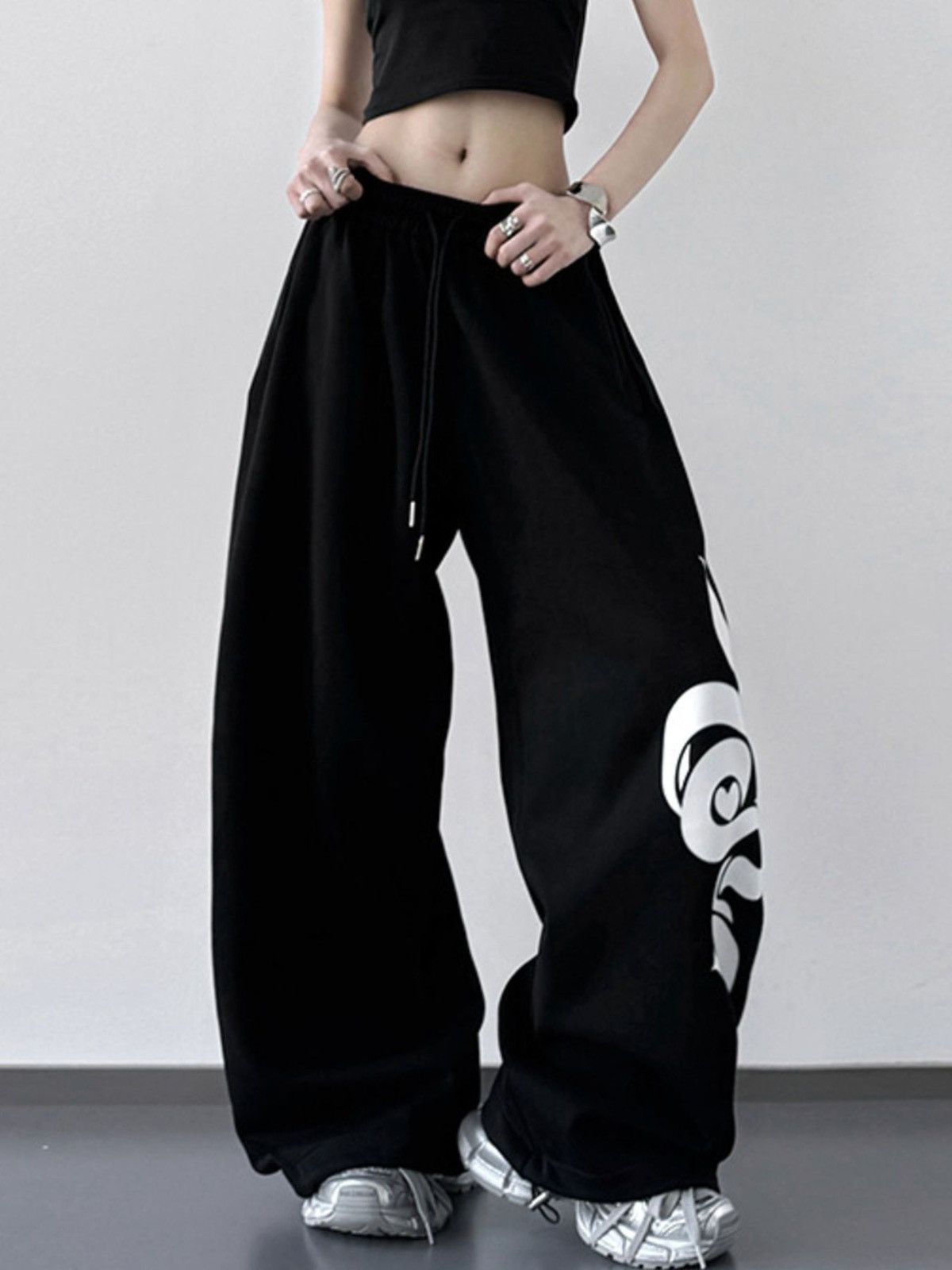 Other Wide leg drawstring sweatpants Size 28" / US 6 / IT 42 - 1 Thumbnail