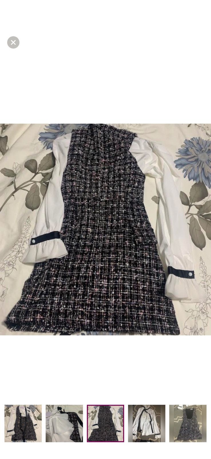 Other Tweed Dress Size 25" / US 0 / IT 36 - 4 Thumbnail