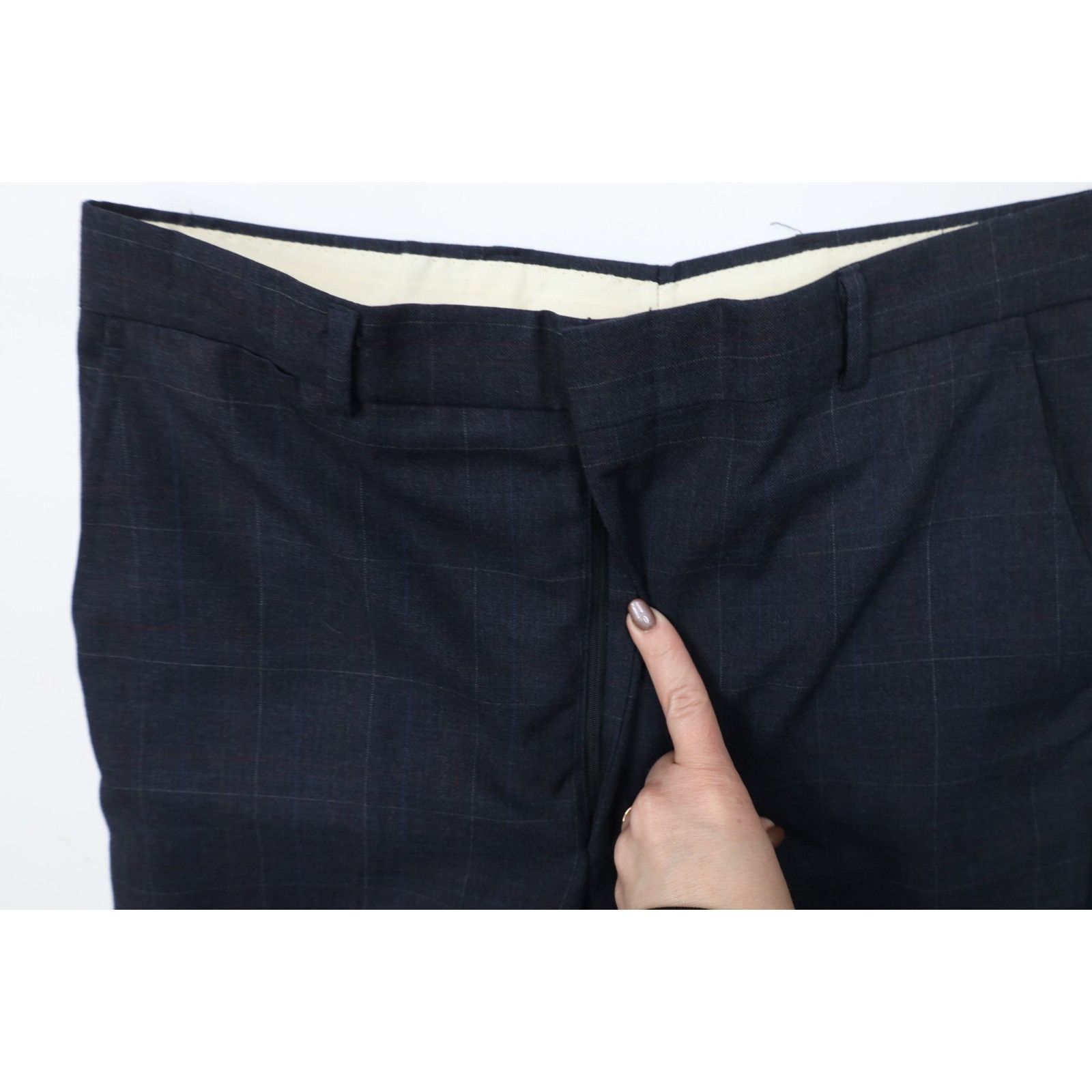 Vintage Vintage 70s Streetwear 2 Piece Wool Suit Wedding Plaid Size 40L - 14 Thumbnail