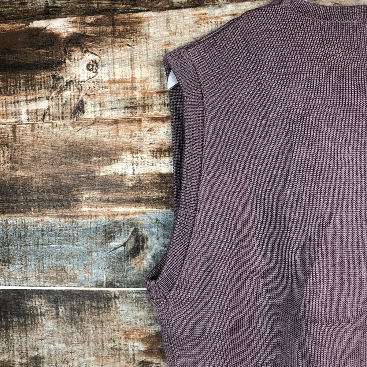 Japanese Brand × Vintage My Mrs Pink Vest Knitwear #A2362 Size L / US 10 / IT 46 - 16 Thumbnail