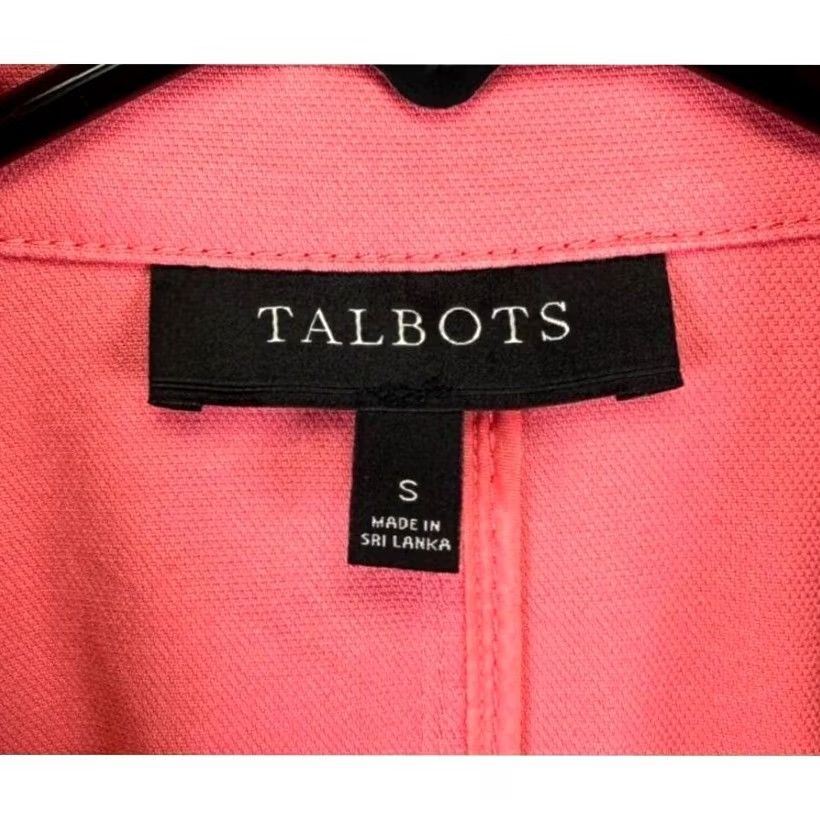 Talbots Talbots Jacket Women Small Pink Stretch Coat Pocket Button Casual Outdoor Ladies Size S / US 4 / IT 40 - 4 Thumbnail
