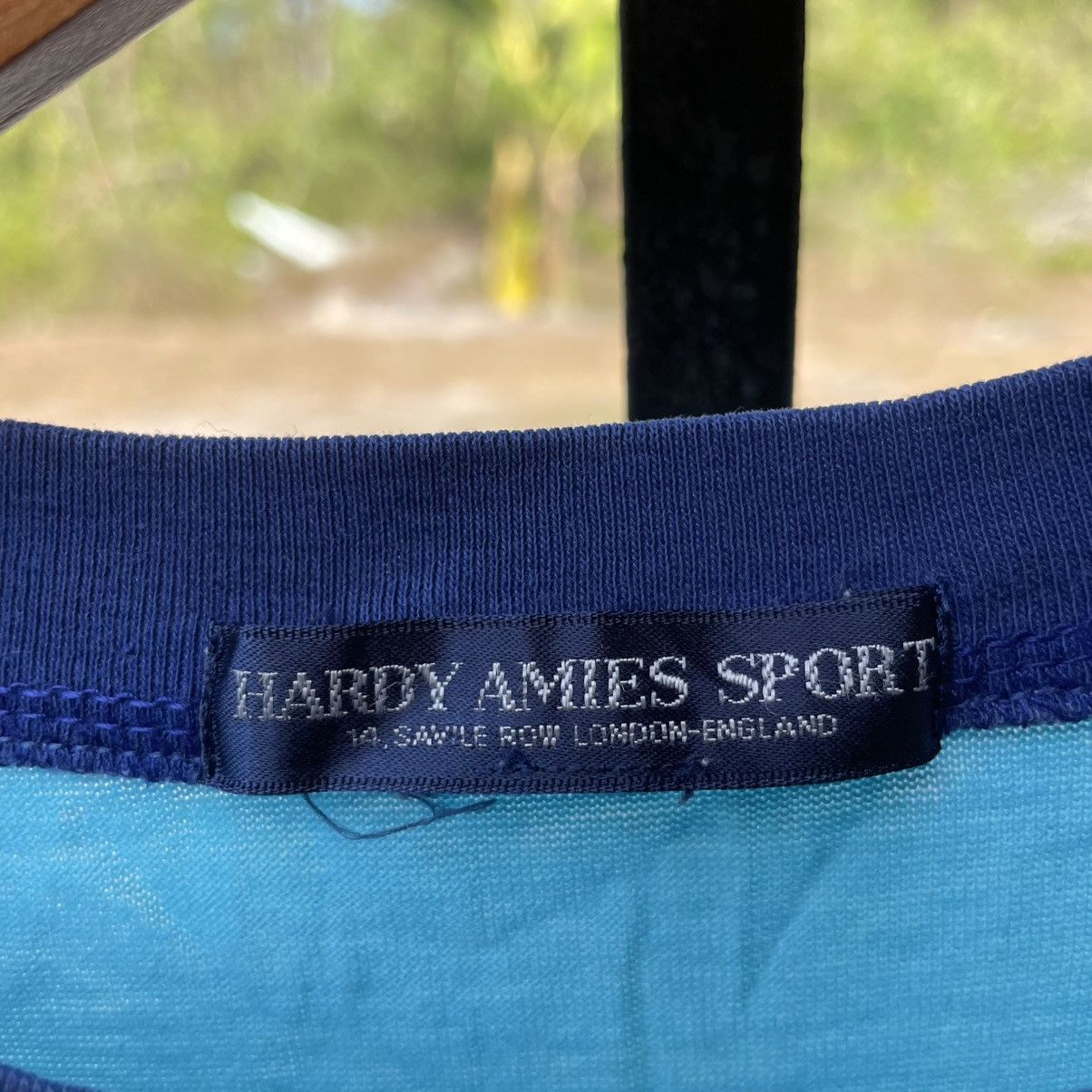 Hardy Amies 🔥Vintage 80s Hardy Amies Sport All Over Print Designer Tee Size US L / EU 52-54 / 3 - 13 Thumbnail