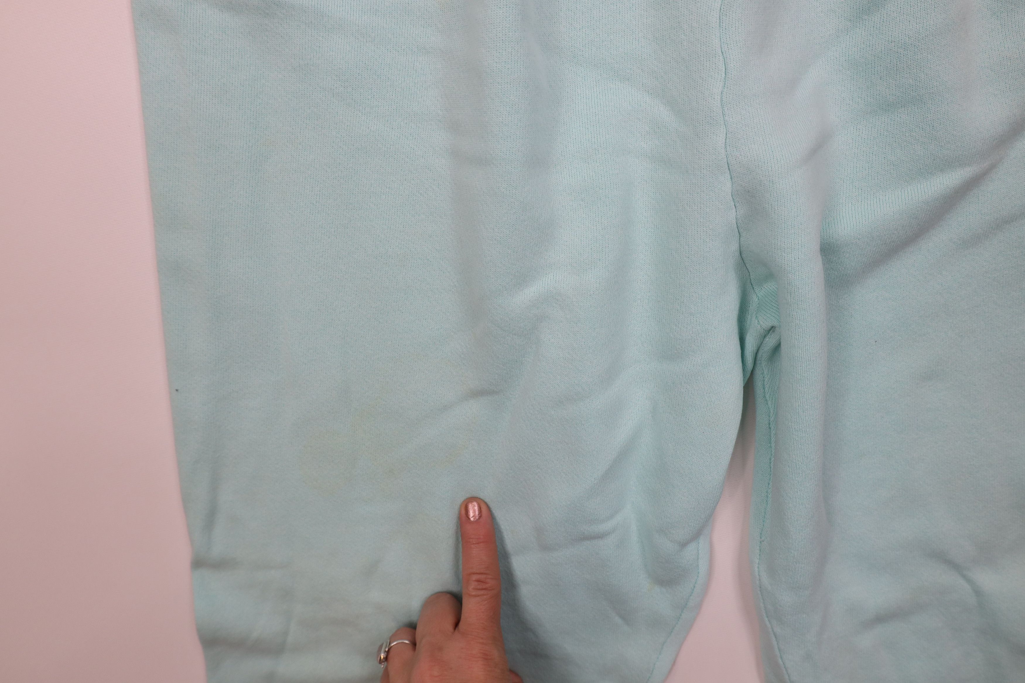 Vintage Vintage 90s Streetwear Sweatpants Joggers Light Blue USA Size 32" / US 10 / IT 46 - 7 Thumbnail