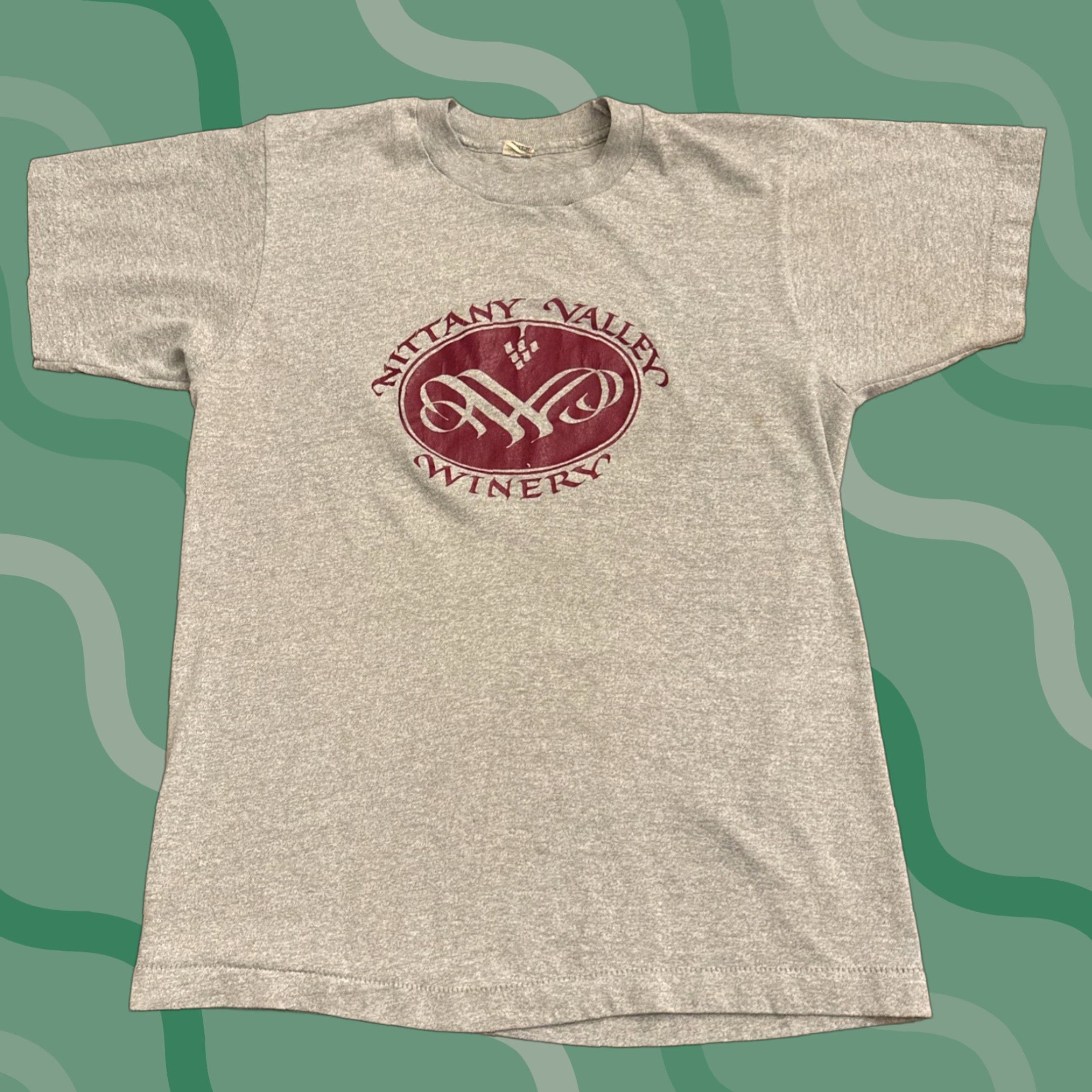 Vintage VINTAGE Screen Stars T-Shirt Pennsylvania Winery Nittany Valley Gray Size L Mens Short Sleeve Crew Neck Single Stitch Size US L / EU 52-54 / 3 - 1 Thumbnail