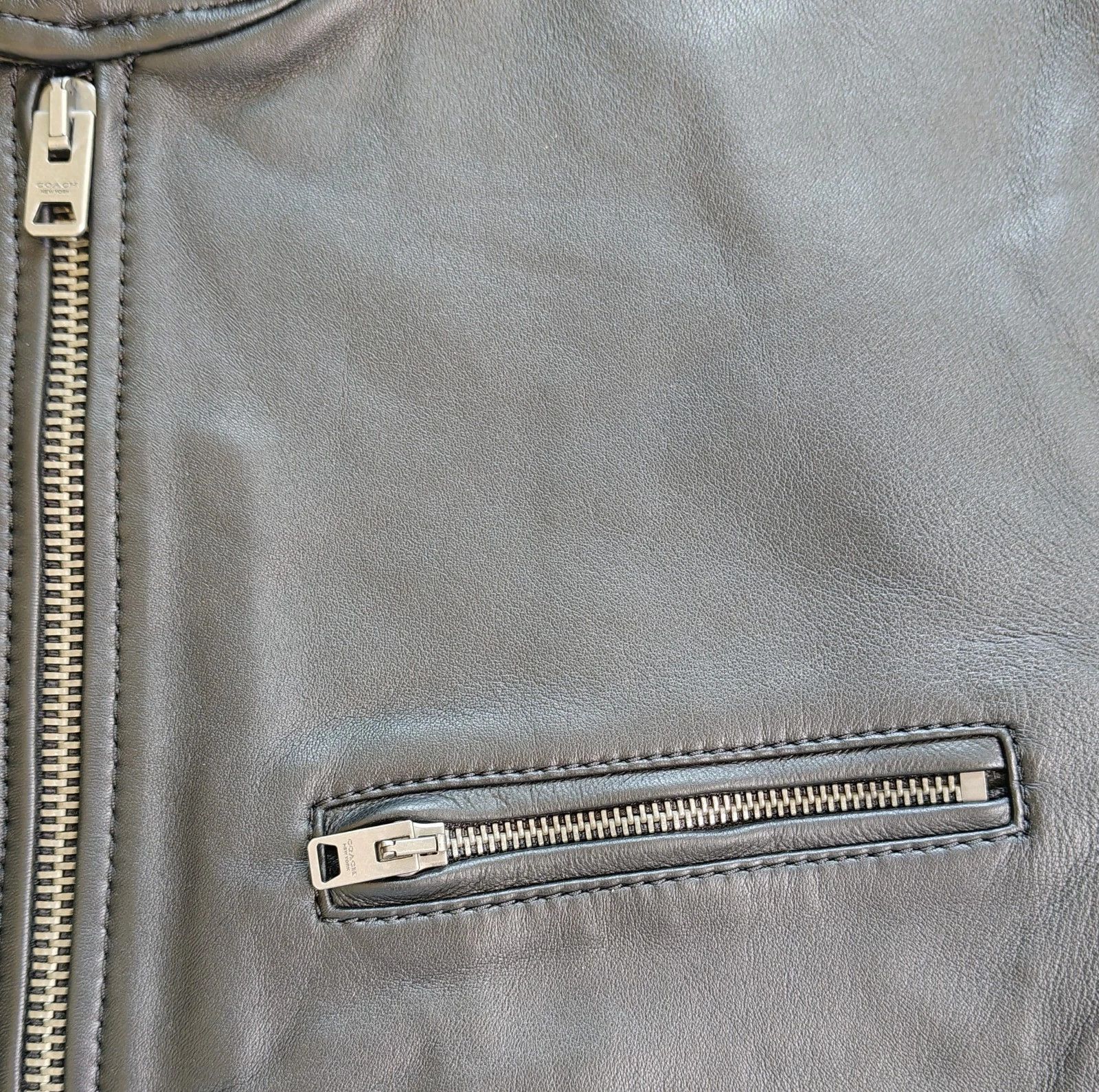 Coach Coach Leather Racer FTP 5073 Size US XL / EU 56 / 4 - 3 Thumbnail