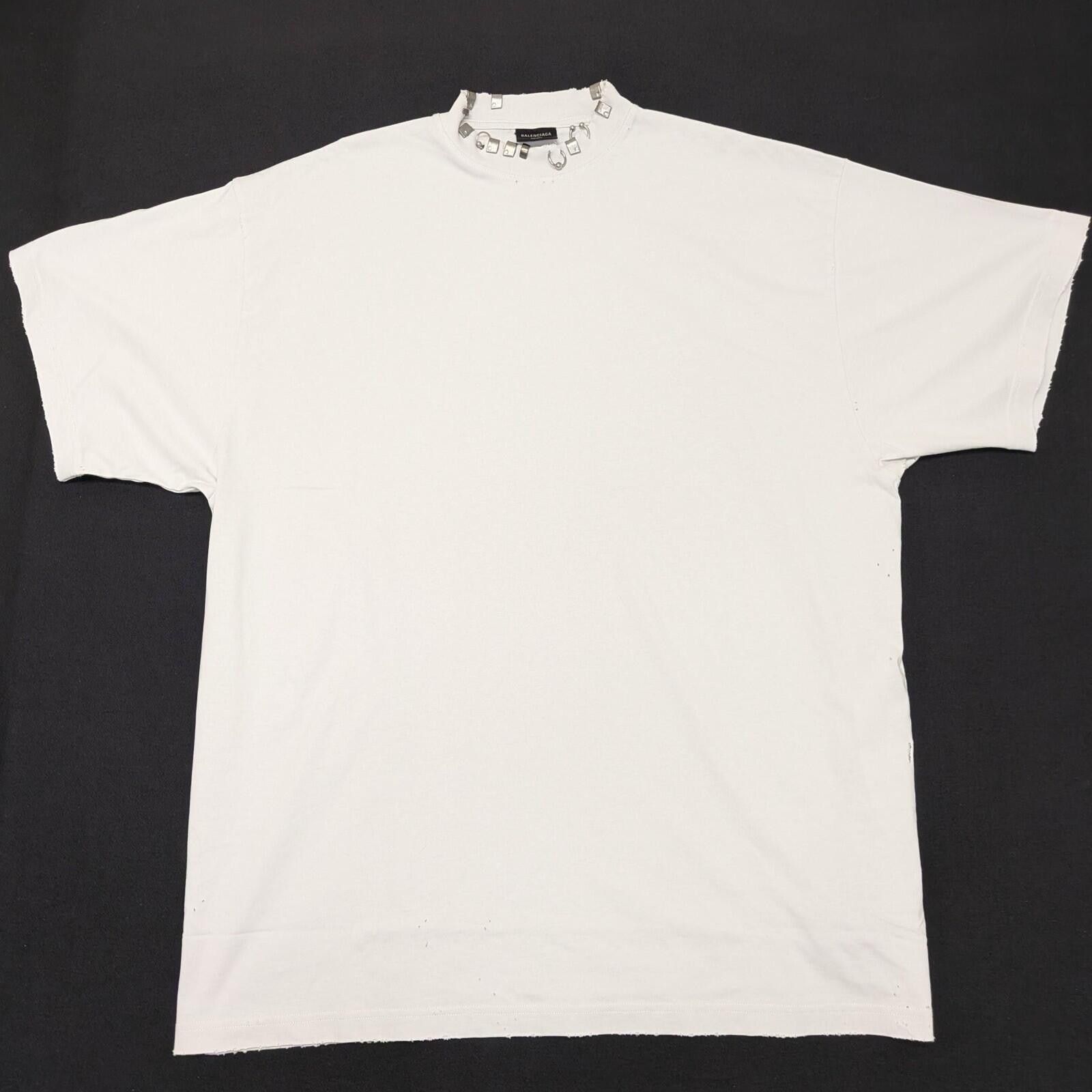 Balenciaga Balenciaga Pierced T-Shirt | Grailed