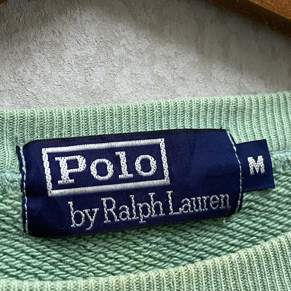 Polo Ralph Lauren Vintage Polo Ralph Lauren Sweatshirt Green Made In Japan Size US M / EU 48-50 / 2 - 8 Thumbnail