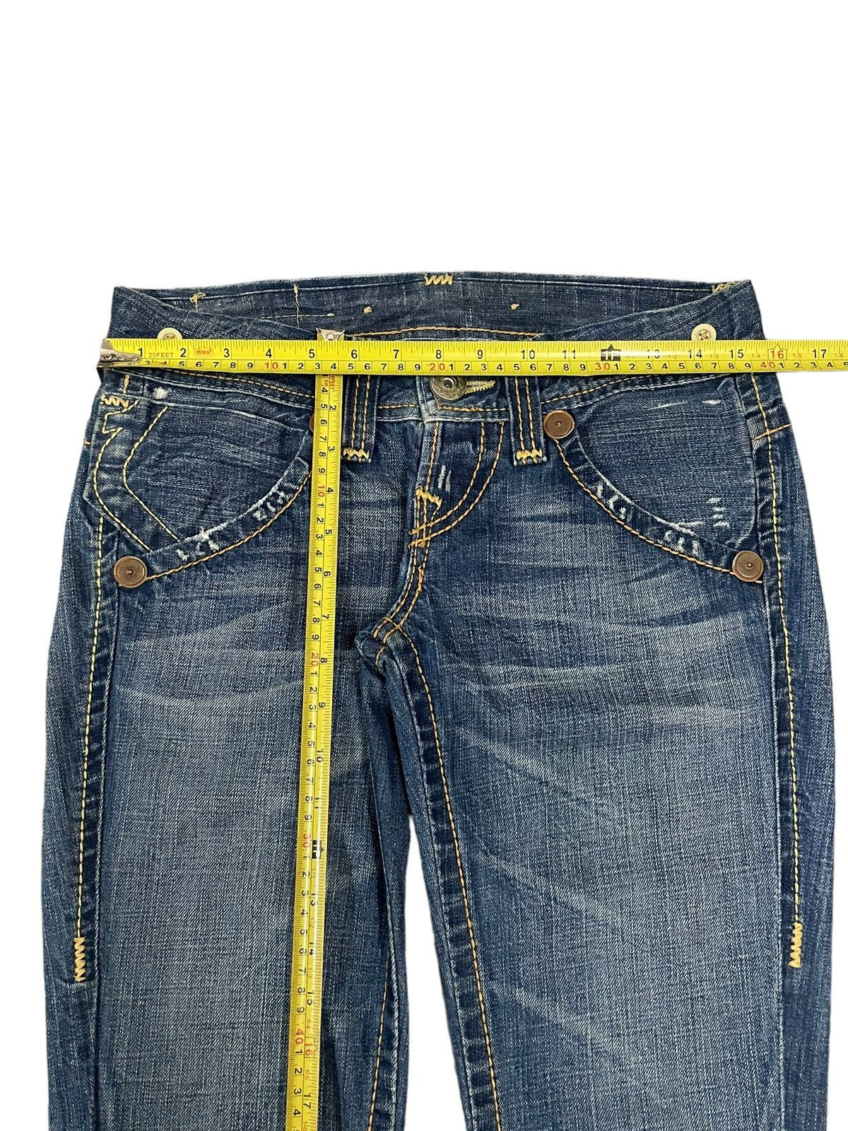 True Religion Vintage True Religion Women’s Denim Slim Straight Cut Jeans Size 31" - 19 Thumbnail