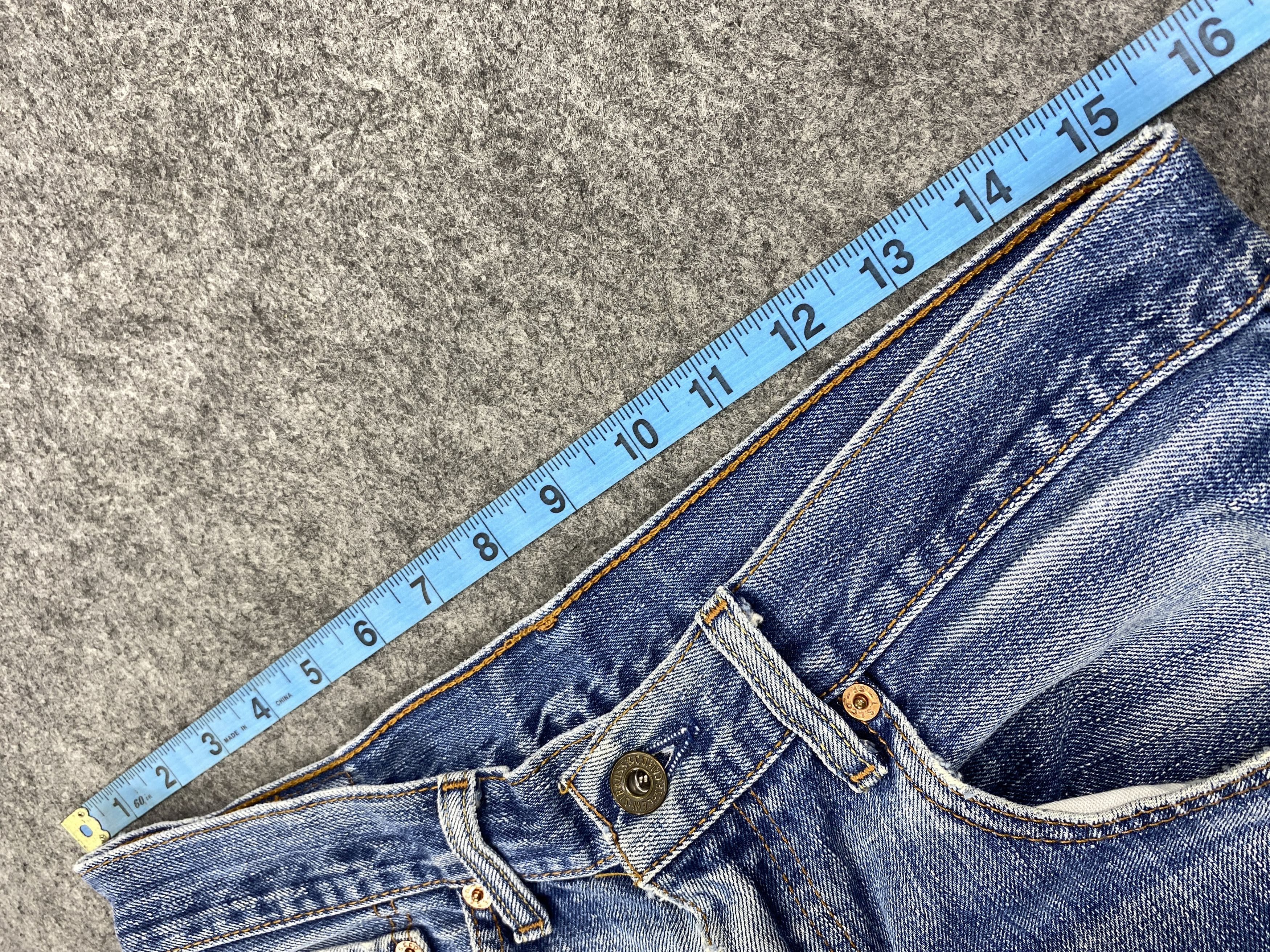 Levi's Distressed Blue Vintage Levi's 502 31x27 Denim -SJ069 Size US 31 - 5 Thumbnail
