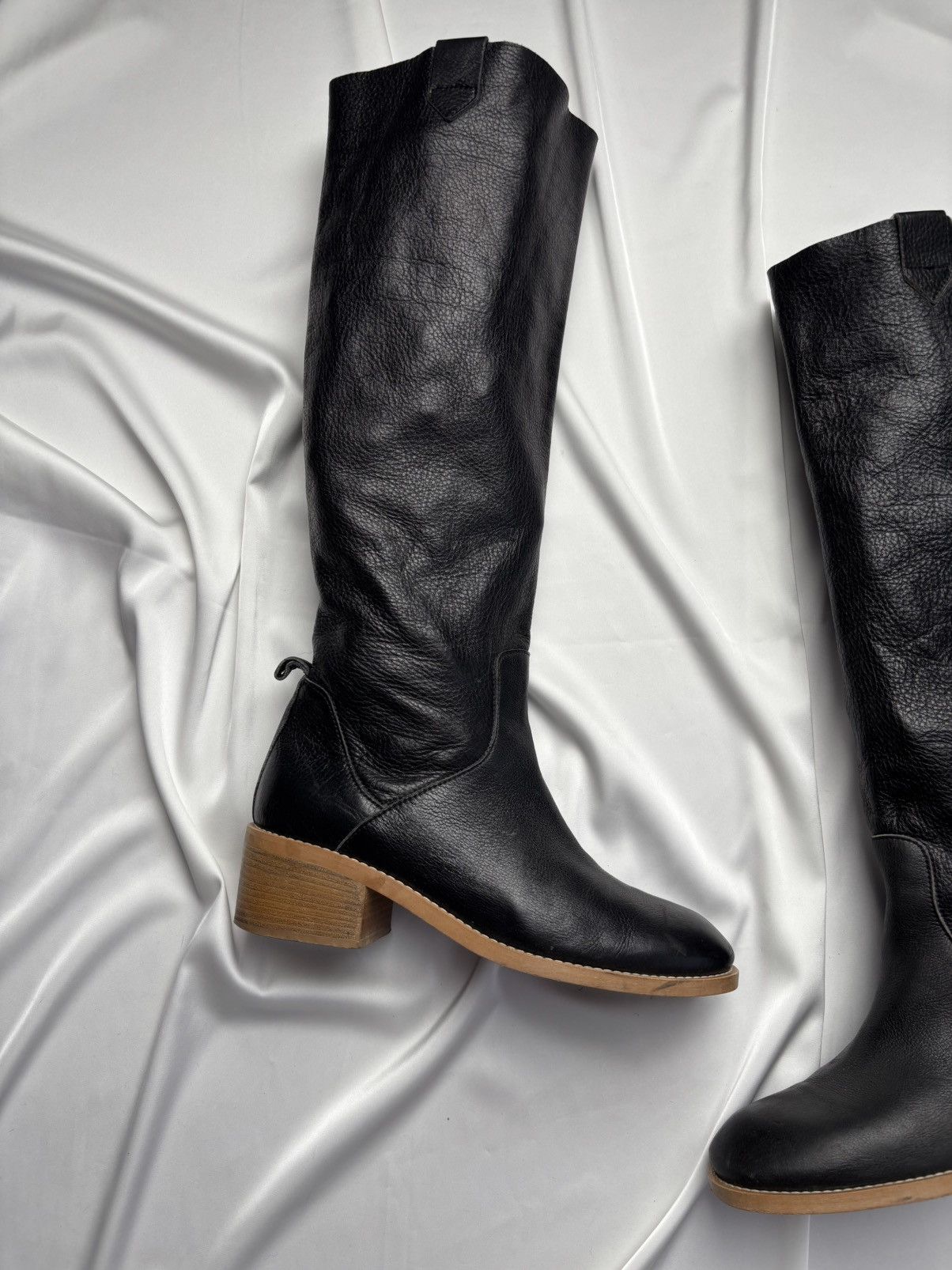 Designer Nude of Scandinavia knee high leather platform boots Size US 10 / IT 40 - 2 Thumbnail