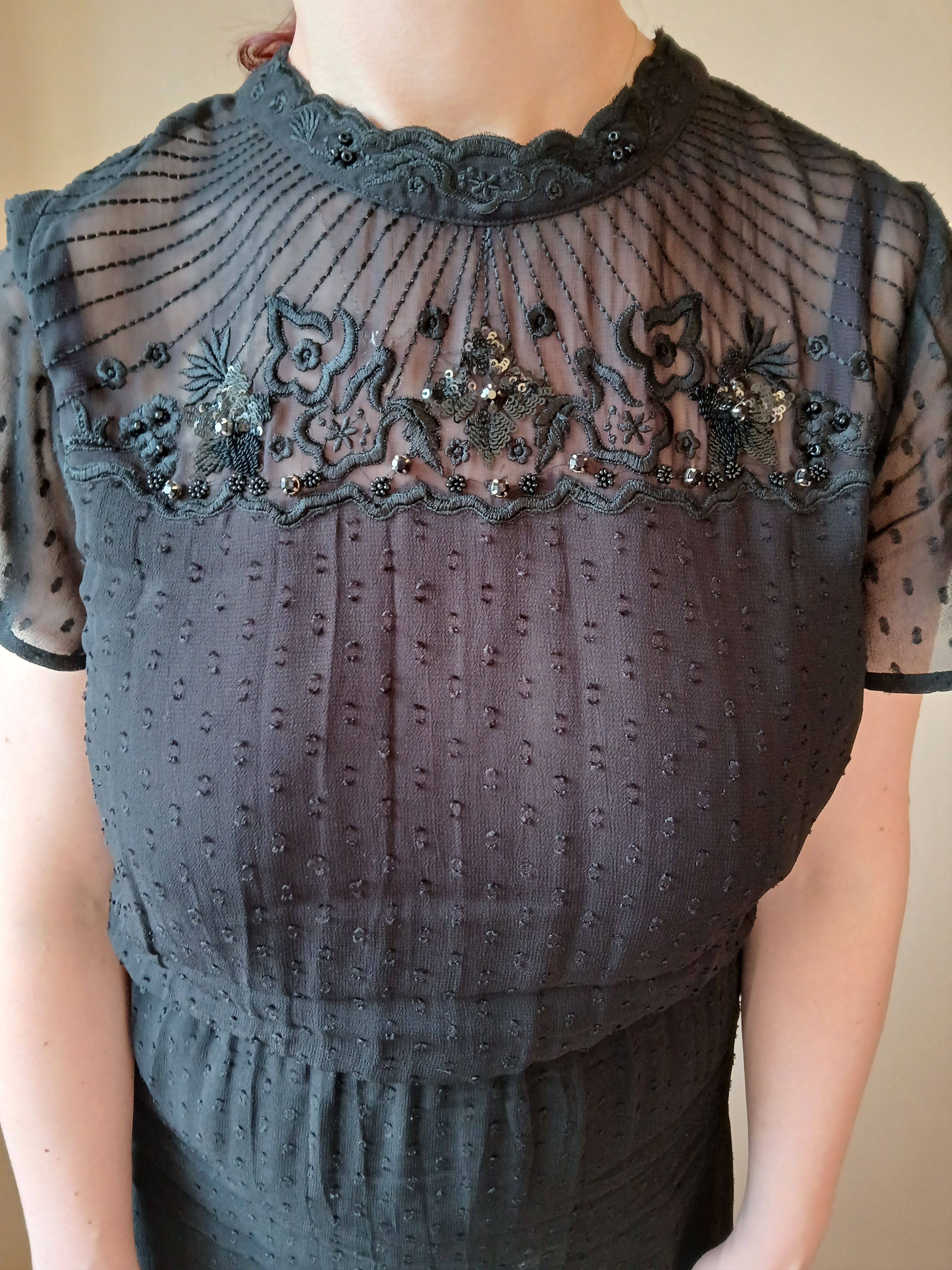 Velvet Black "Velvet By Graham @ Spencer "dress Size XS / US 0-2 / IT 36-38 - 6 Thumbnail