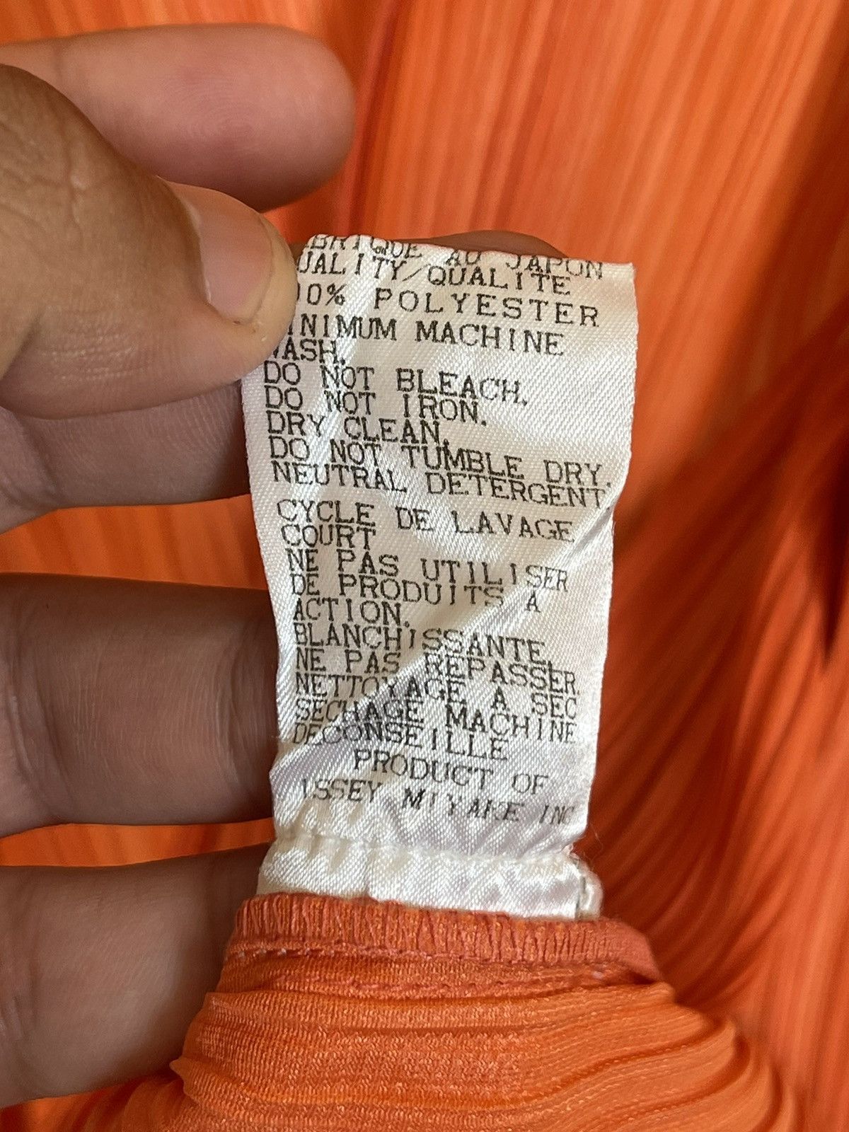Pleats Please Issey Miyake Issey Miyake Pleats Please Coral Cardigan Orange Size ONE SIZE - 5 Thumbnail