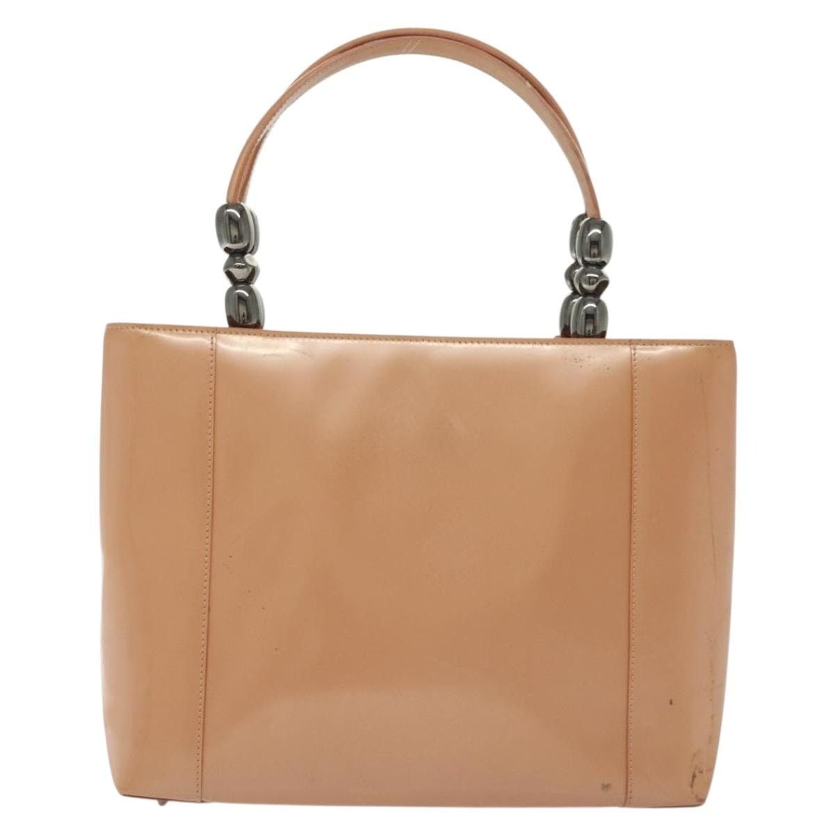 Dior DIOR Maris Pearl Hand Bag Enamel Pink Size ONE SIZE - 3 Thumbnail