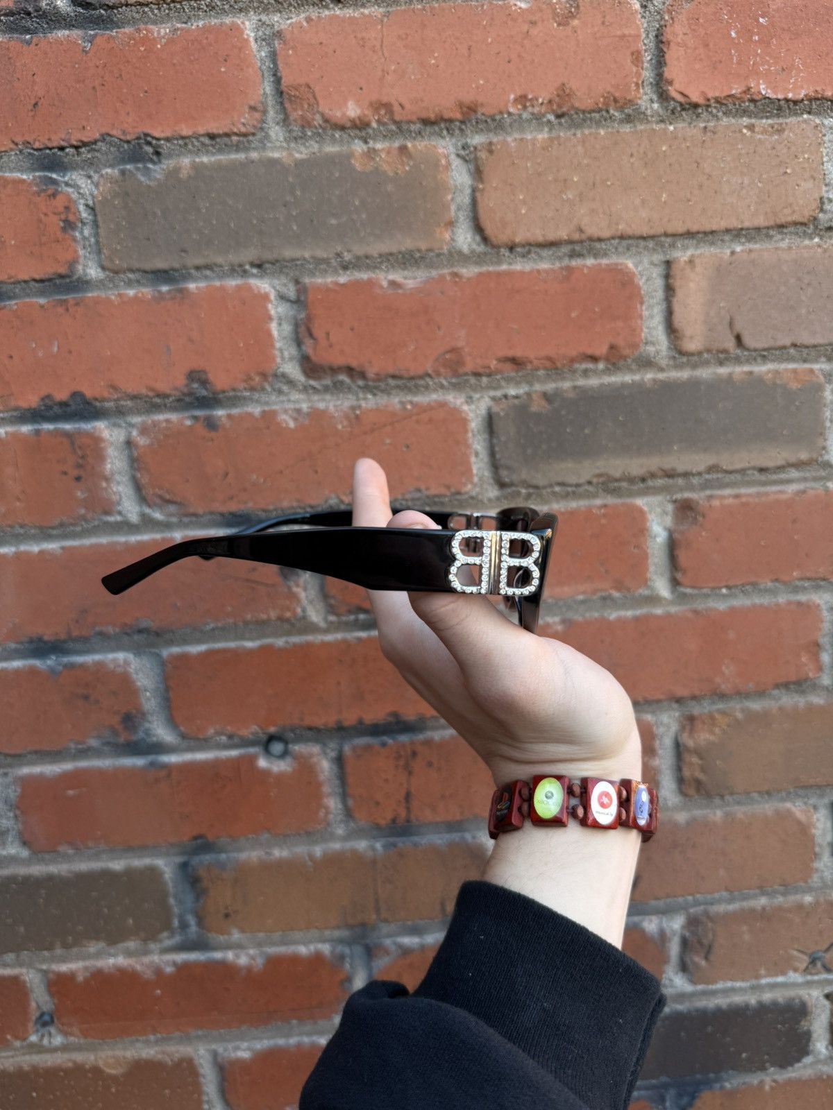 Balenciaga Balenciaga Double B Sunglasses Size ONE SIZE - 3 Thumbnail