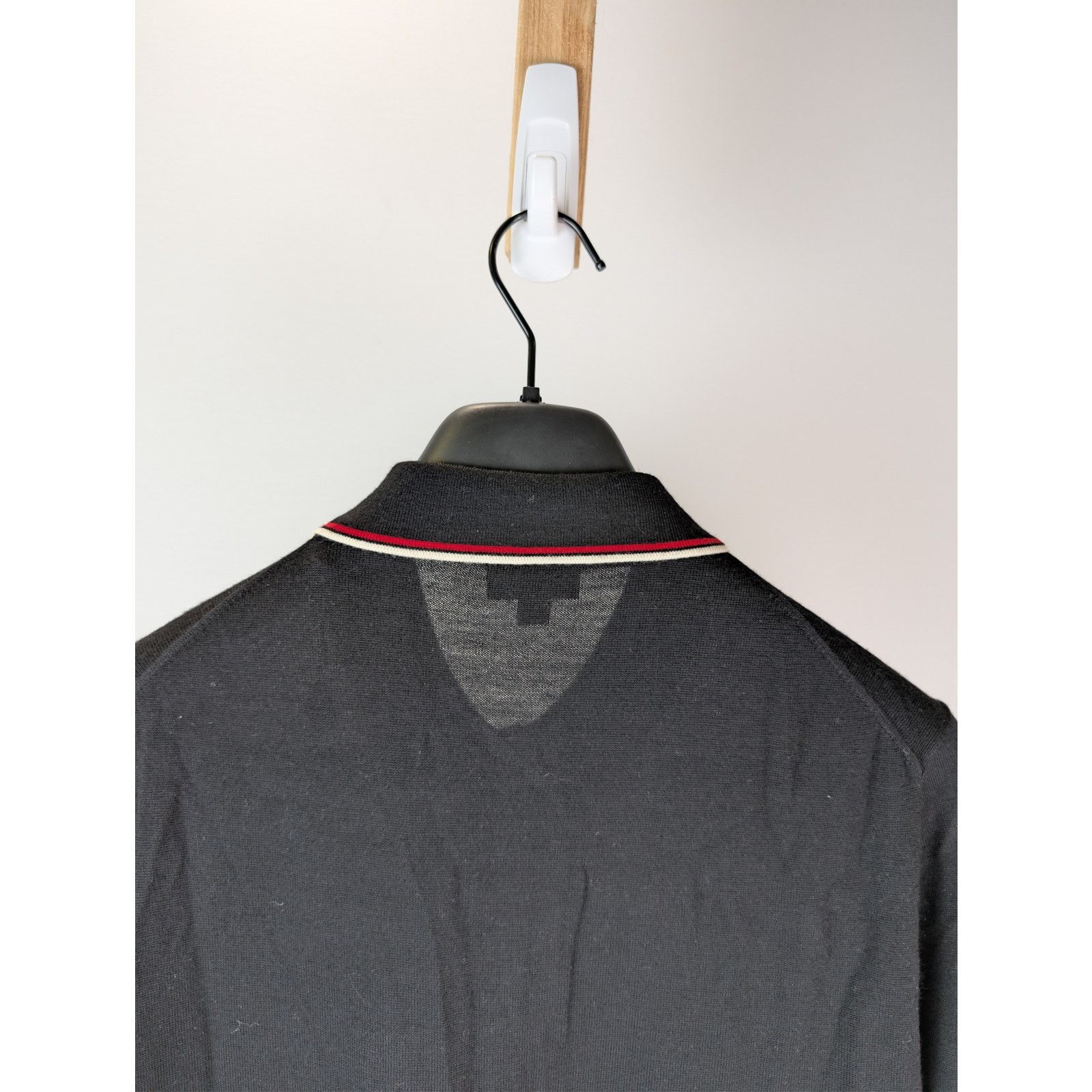Todd Snyder o1rshd1 CC20 Long Sleeve Full Placket Tipped Polo Sweater Size US M / EU 48-50 / 2 - 16 Thumbnail