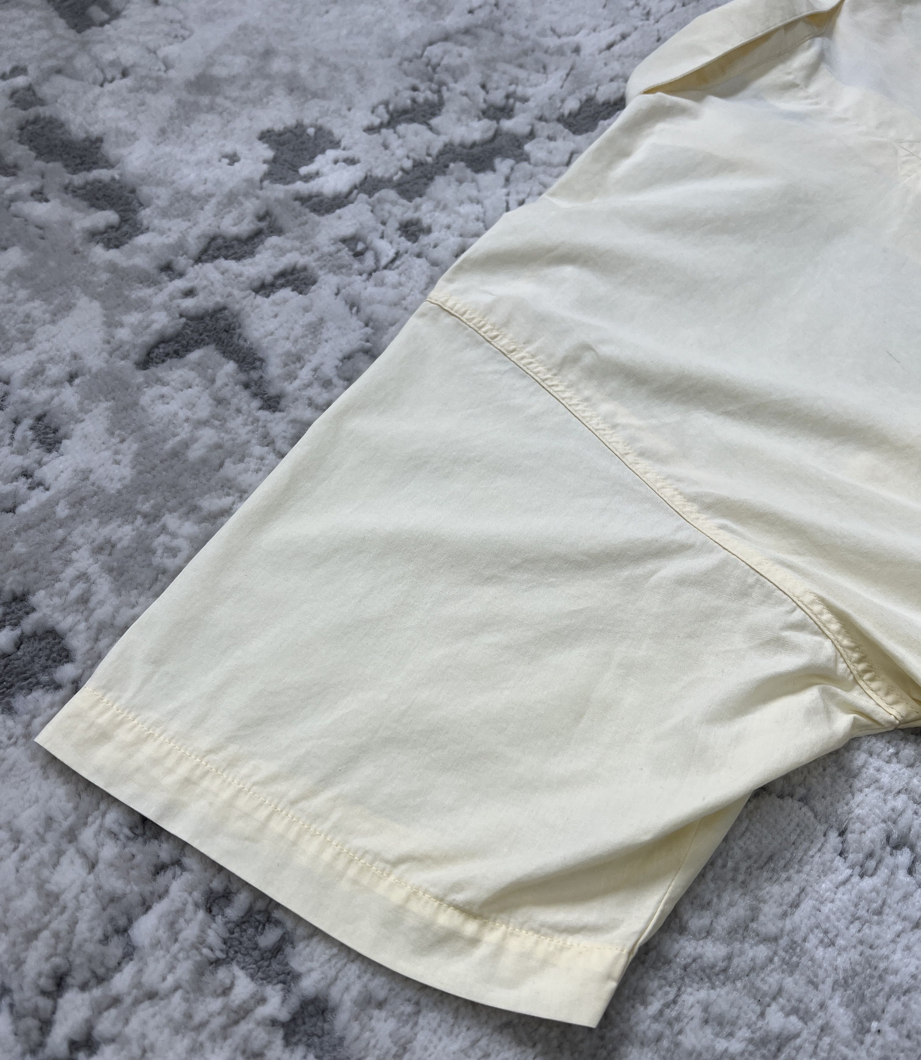 Fila × Vintage Vintage FILA Italy Short Sleeve Cream Shirt with Crest Logo Size US M / EU 48-50 / 2 - 8 Thumbnail