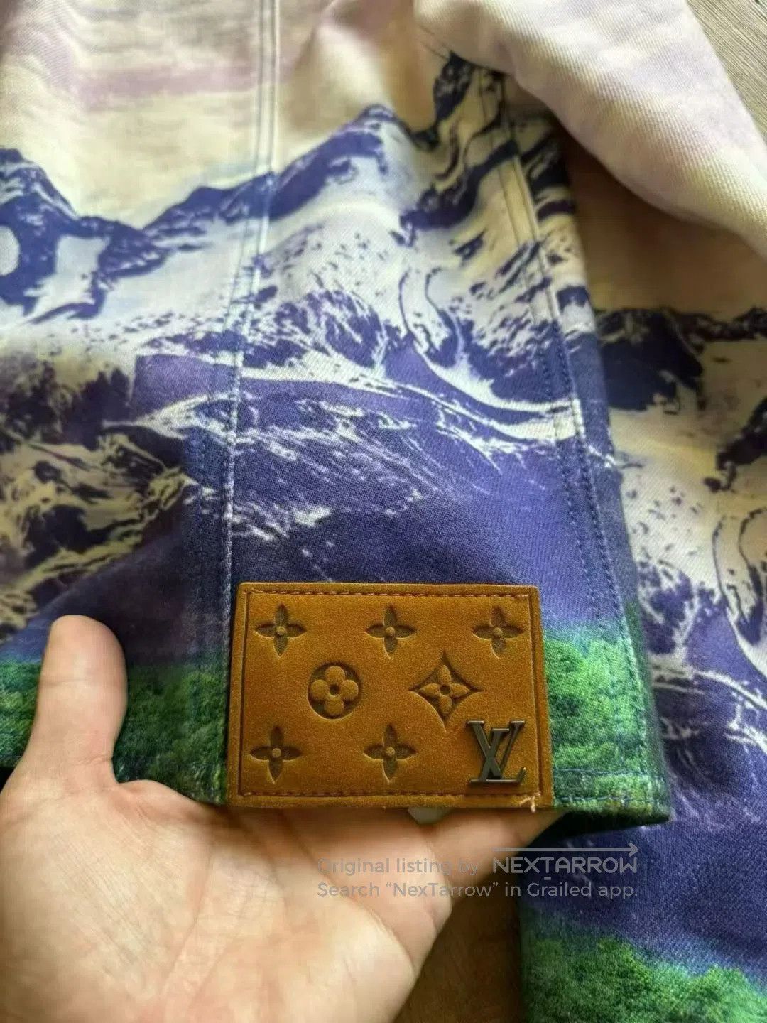 Louis Vuitton Louis Vuitton Mountain Landscape Denim Jacket| Size US S / EU 44-46 / 1 - 3 Thumbnail