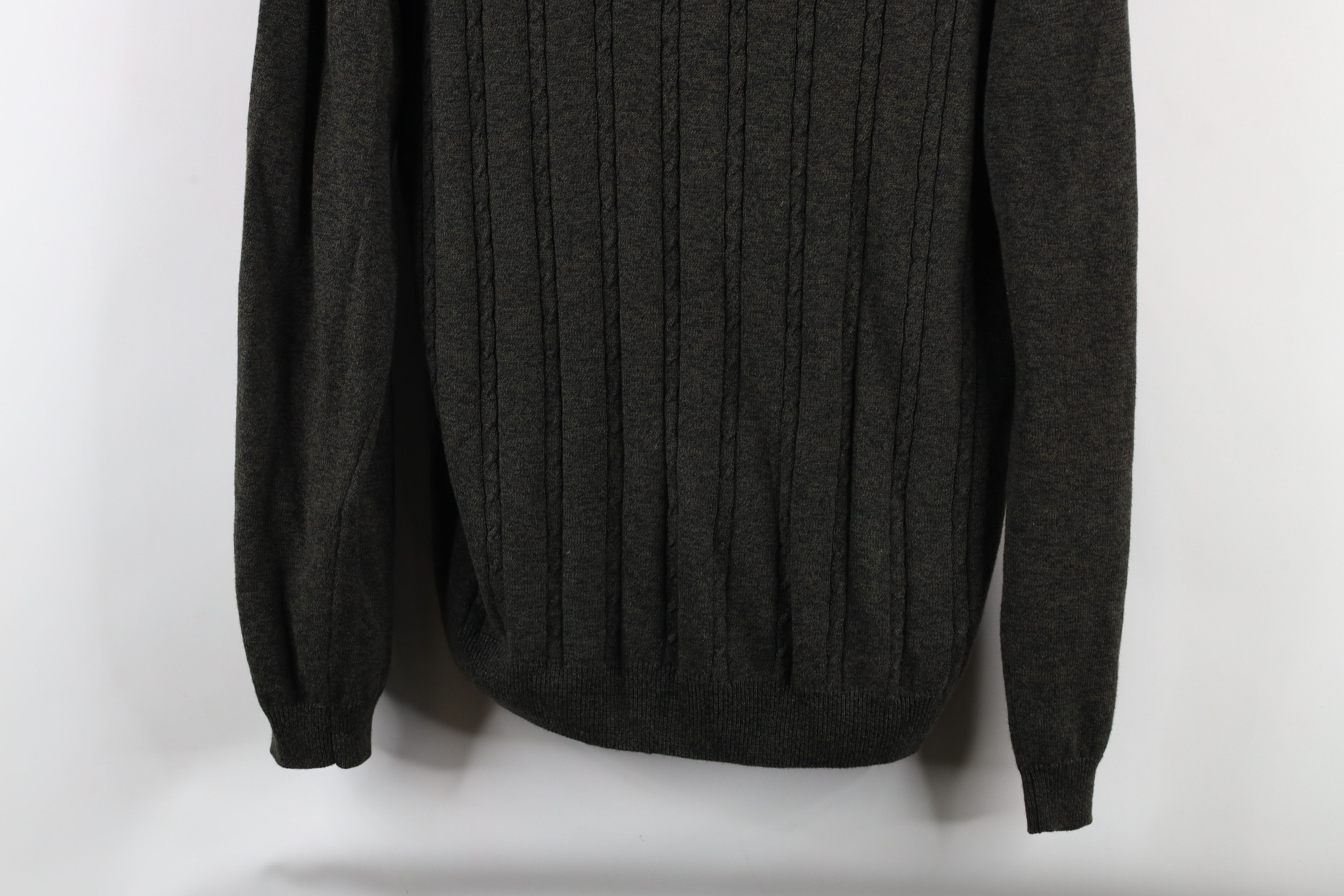 Vintage Vintage 90s Streetwear Cable Knit Collared Pullover Sweater Size US S / EU 44-46 / 1 - 3 Thumbnail
