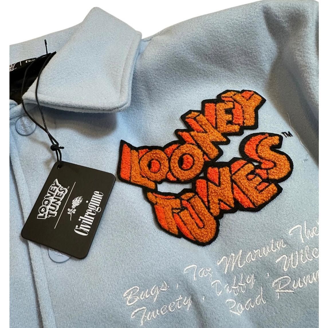 Civil Regime Civil Regime X Looney Tunes Embroidered Varsity Jacket Size US XL / EU 56 / 4 - 5 Thumbnail