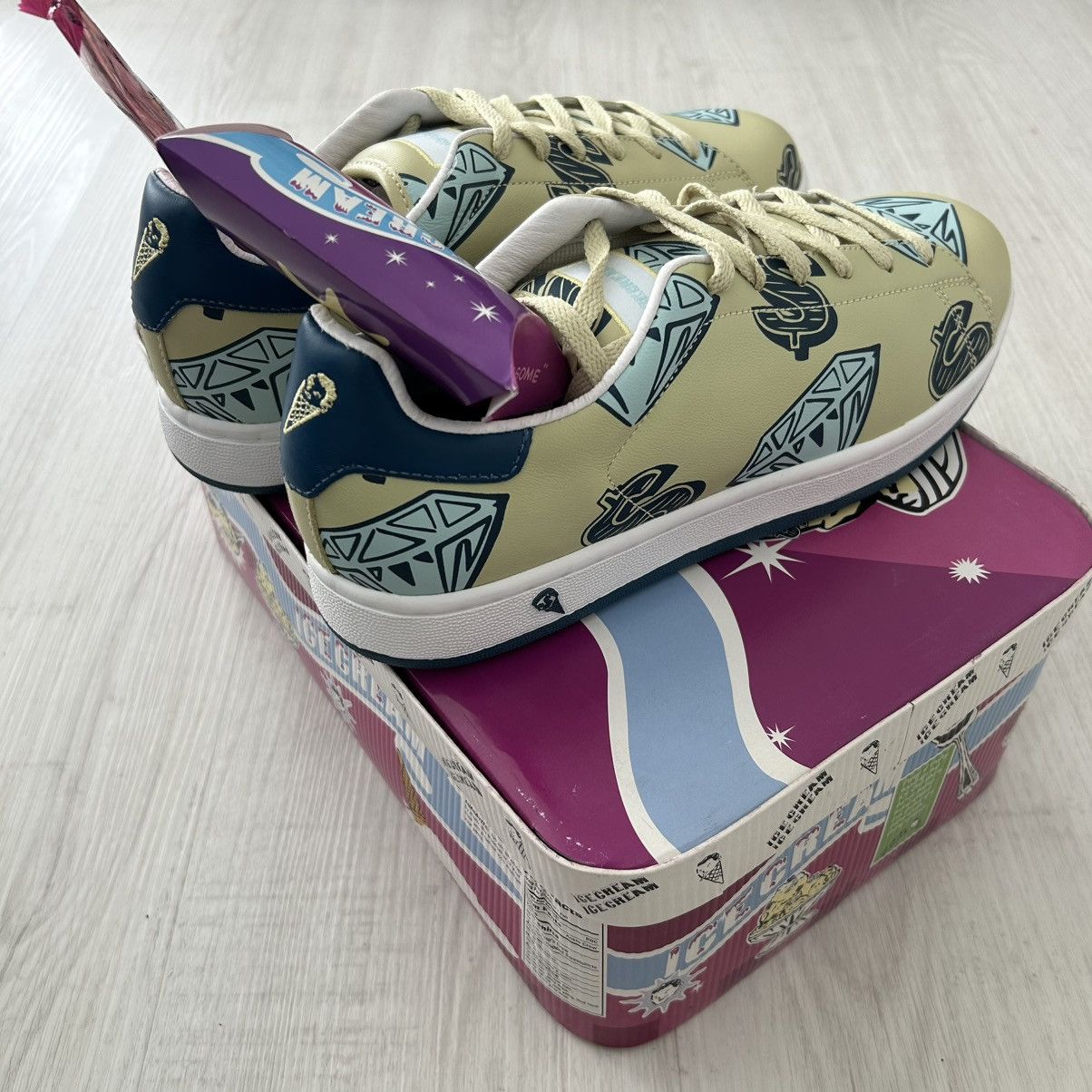 Billionaire Boys Club × Icecream × Reebok VERY RARE OG REEBOK X BBC/ICE CREAM BOUTIQUE SNEAKER Size US 8.5 / EU 41-42 - 4 Thumbnail