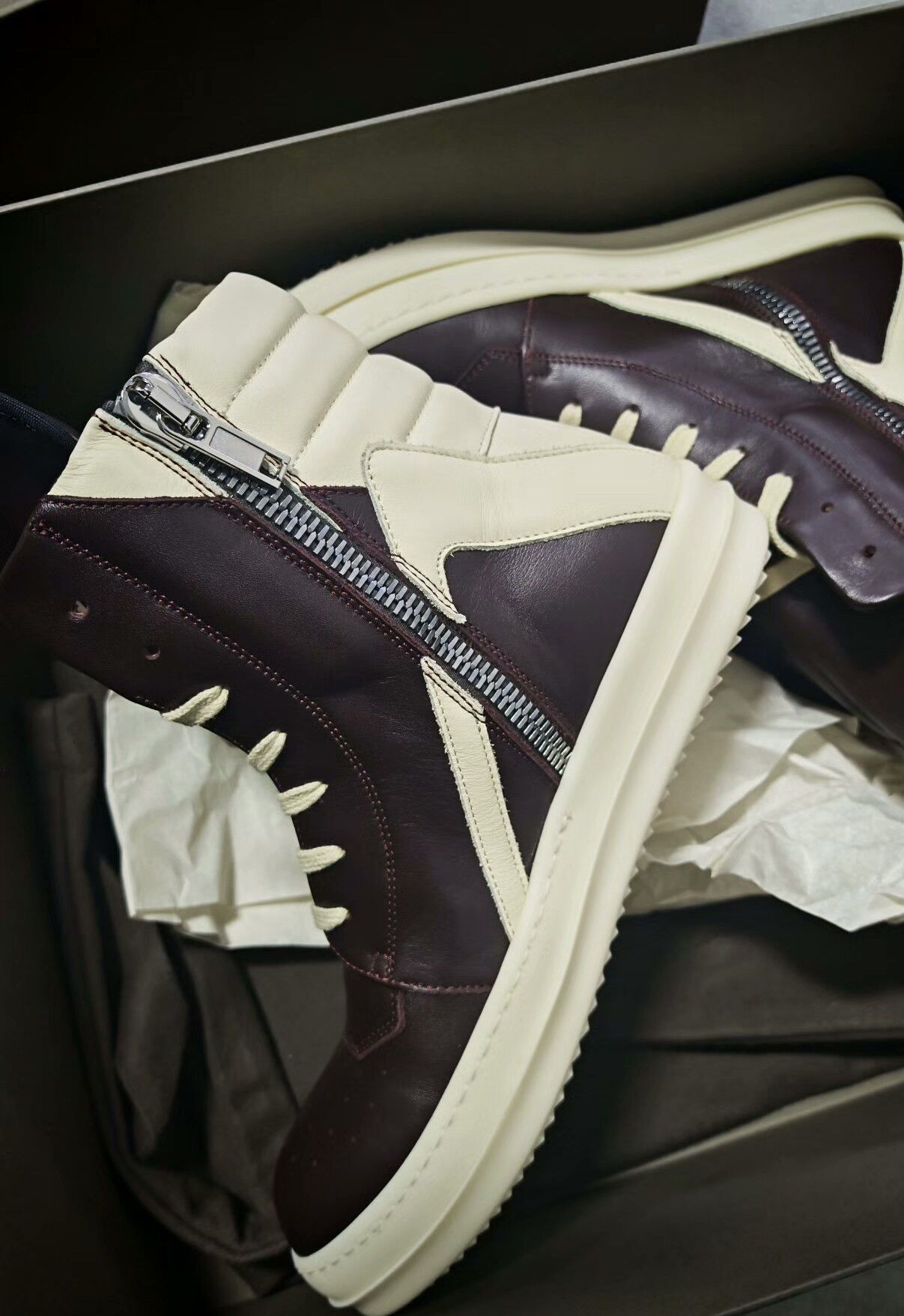 Rick Owens Rick Owens Geobasket Low-Top Sneakers Brand new, size 40. Size US 7 / EU 40 - 2 Thumbnail