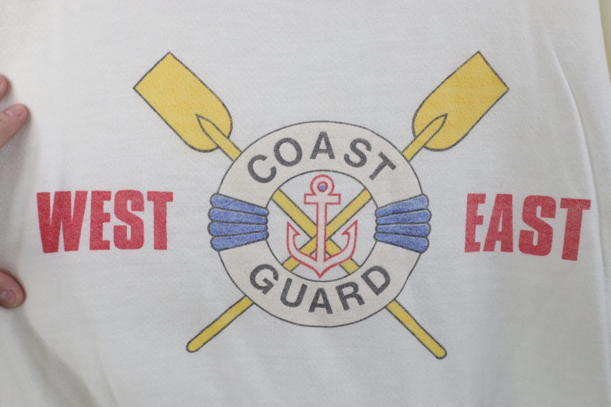 Vintage Vintage 80s 90s West East Coast Guard Sailing Sweatshirt USA Size XXL / US 16-18 / IT 52-54 - 4 Thumbnail