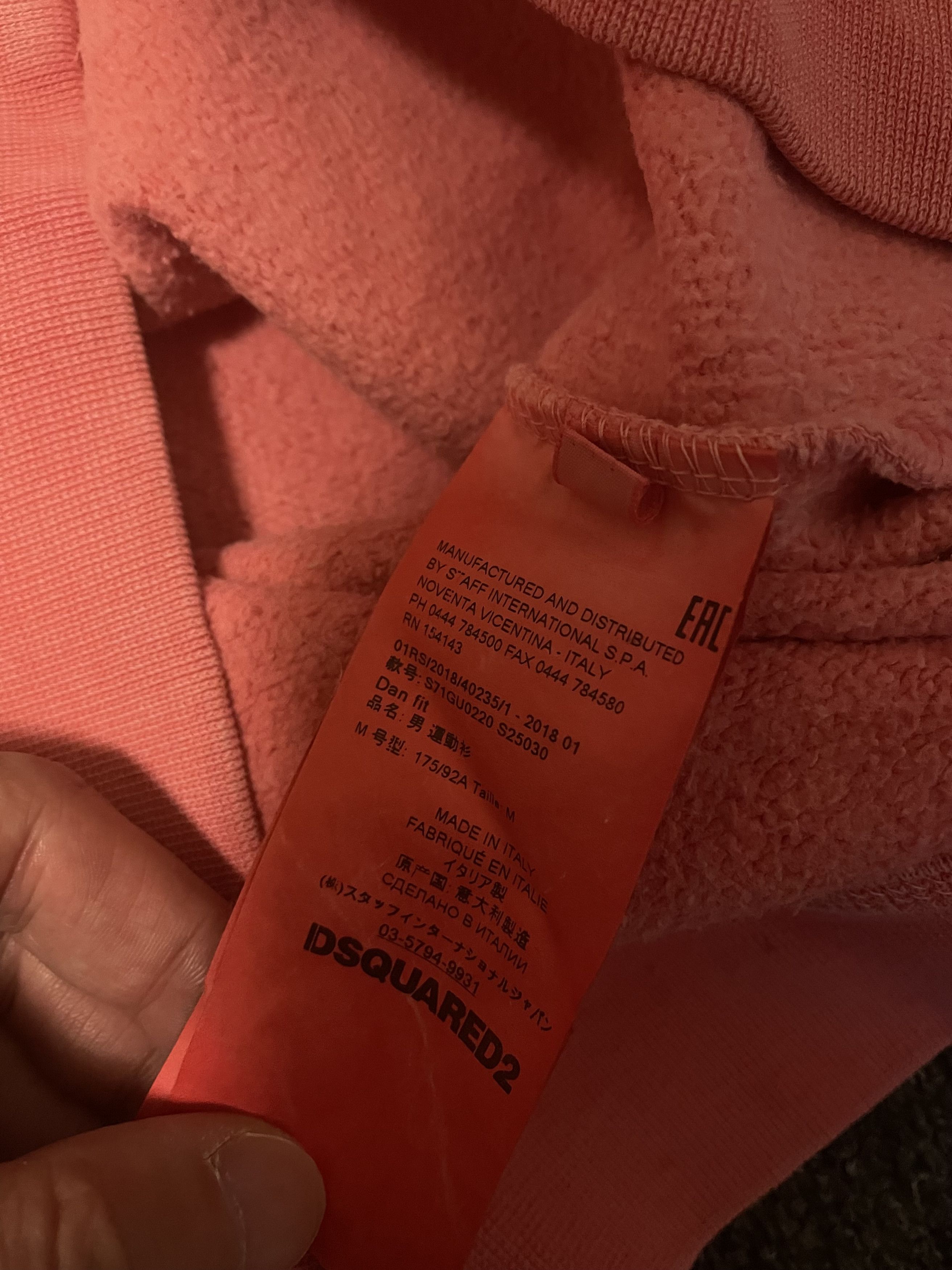 Dsquared2 dsquared2 pink Sweatshirts Hoodies big boy size L Size US L / EU 52-54 / 3 - 7 Thumbnail