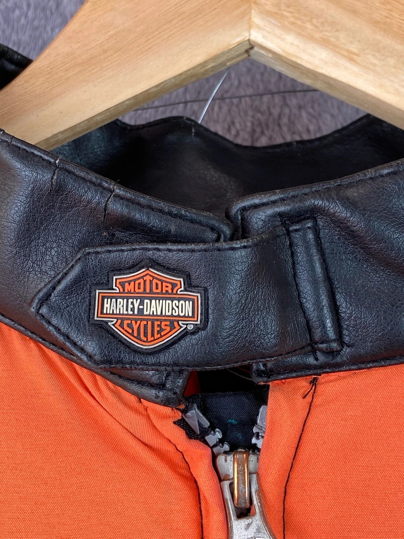 Harley Davidson Jacket Harley Davidson motorcycle black patch vintage biker Size US S / EU 44-46 / 1 - 4 Thumbnail