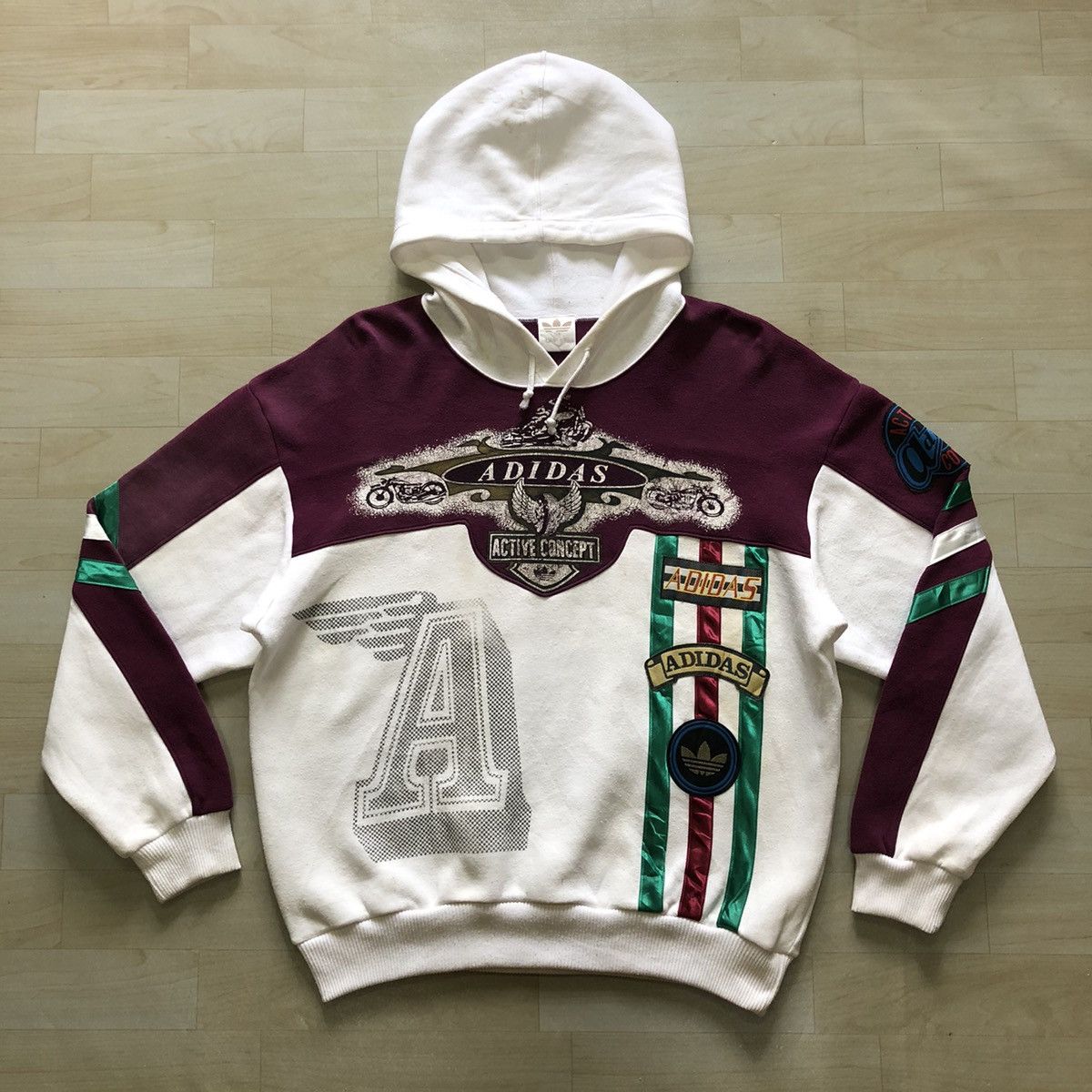 Adidas Vintage Adidas Active Concept Hoodie Size US M / EU 48-50 / 2 - 1 Thumbnail