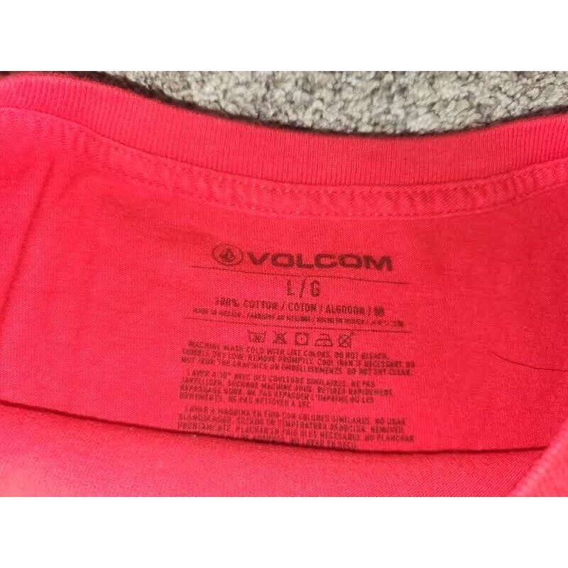 Volcom Volcom Stone Shirt Adult Mens Large Red Box Logo Spell Out Size US L / EU 52-54 / 3 - 4 Thumbnail