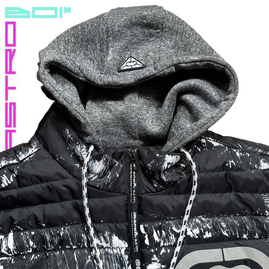 Ecko Unltd. ASTROBOI* ECKO UNLTD Black Painted Puffer Vest - #XL Size US XXL / EU 58 / 5 - 16 Thumbnail