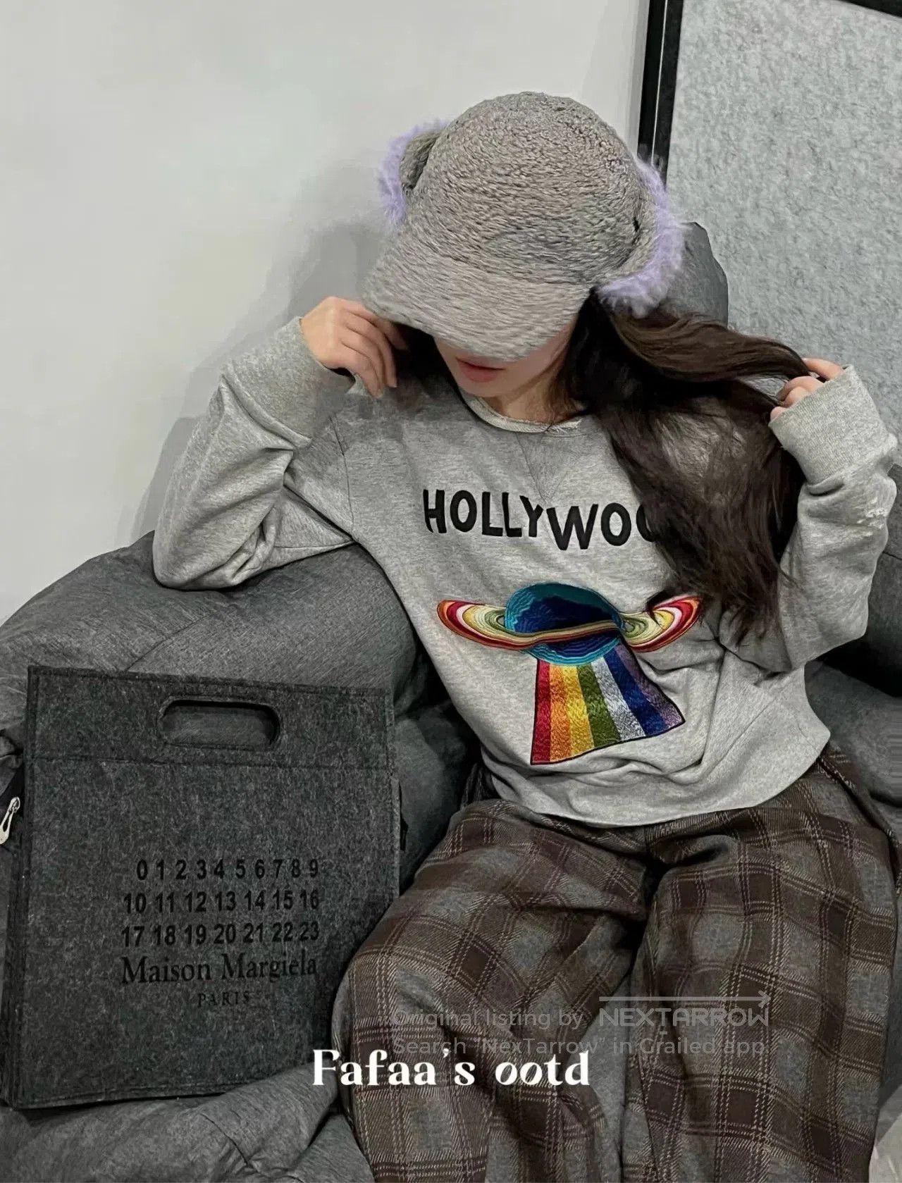 Gucci gucci embroidered logo gray sweatshirt with distressing. Size US S / EU 44-46 / 1 - 6 Thumbnail