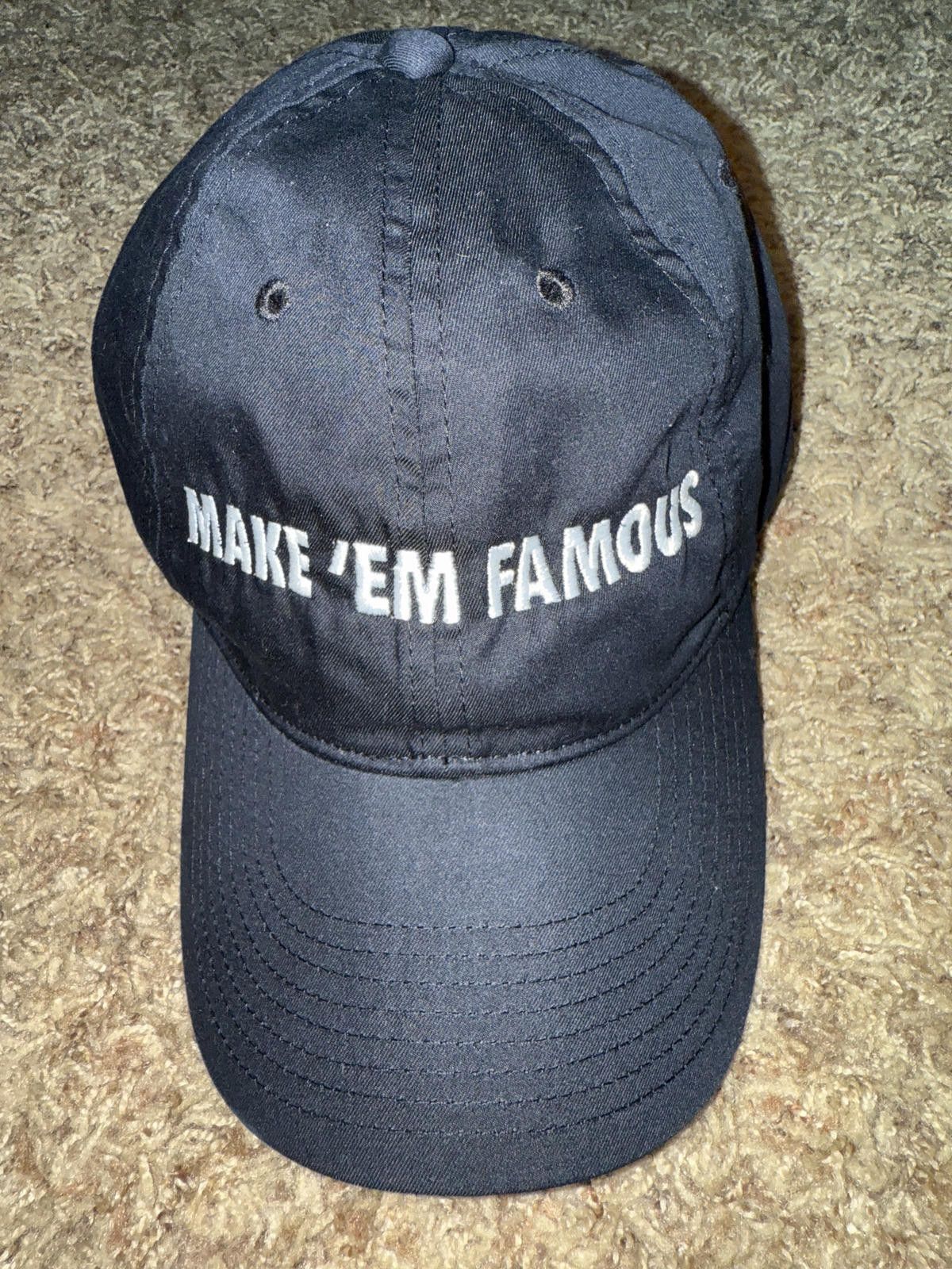 Nike Unreleased Nike Adult Unisex “Make ‘Em Famous” Unstructured Twill Cap Sample Size ONE SIZE - 1 Thumbnail