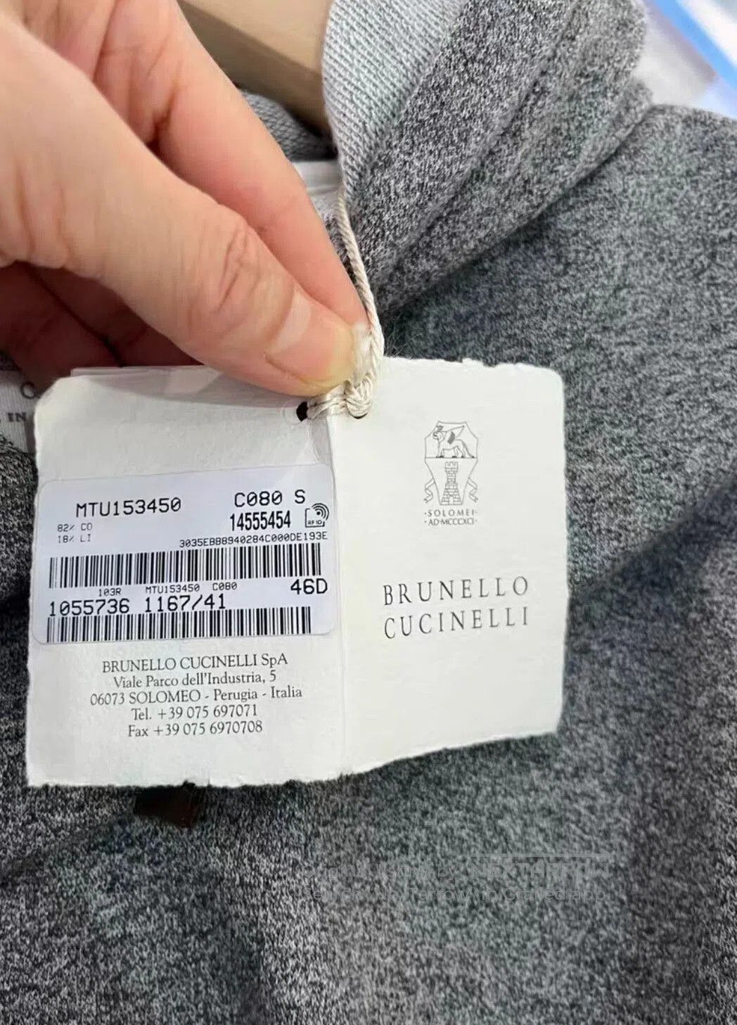 Brunello Cucinelli Brunello Cucinelli Men's Hooded Sweatshirt. Size US M / EU 48-50 / 2 - 4 Thumbnail