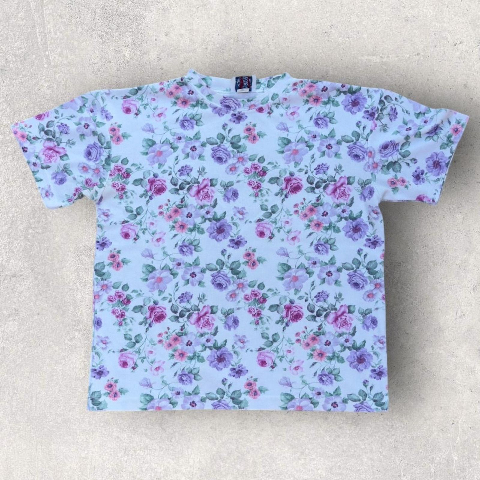 Jordache Vintage 90’s Jordache AOP Floral Print Shirt 💐 Size M / US 6-8 / IT 42-44 - 1 Thumbnail