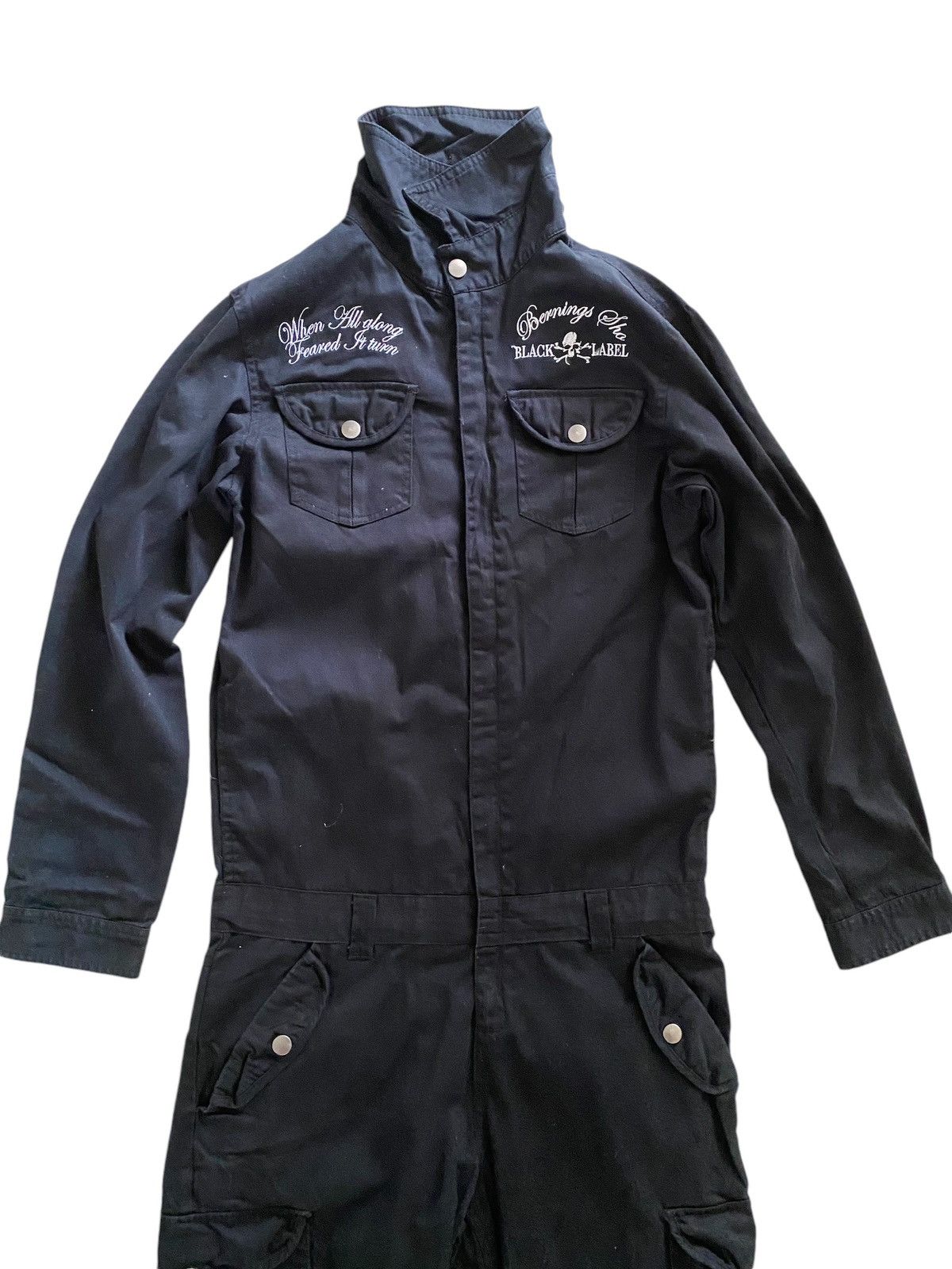 Japanese Brand × Seditionaries 💥 Black Label multi poket coveralls Skull Logo Size US M / EU 48-50 / 2 - 9 Thumbnail