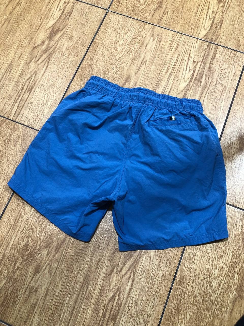 Hugo Boss Vintage Hugo Boss Big Y2K Logo Blue Shorts Size XS Size US 26 / EU 42 - 16 Thumbnail