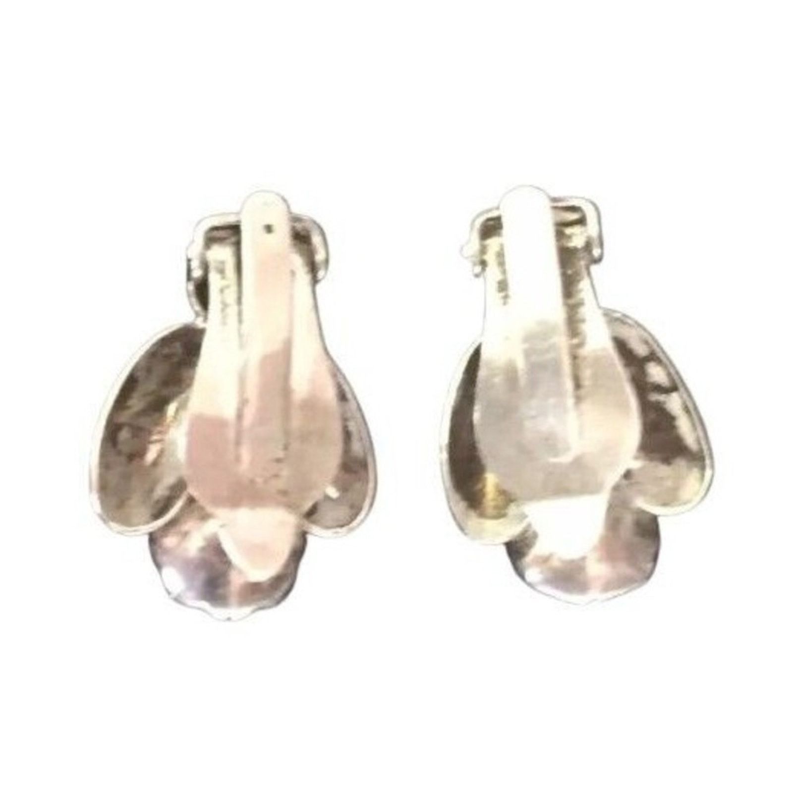 The Unbranded Brand Max Standager Earrings Round Aquamarine Sterling Silver 925 Size ONE SIZE - 3 Thumbnail