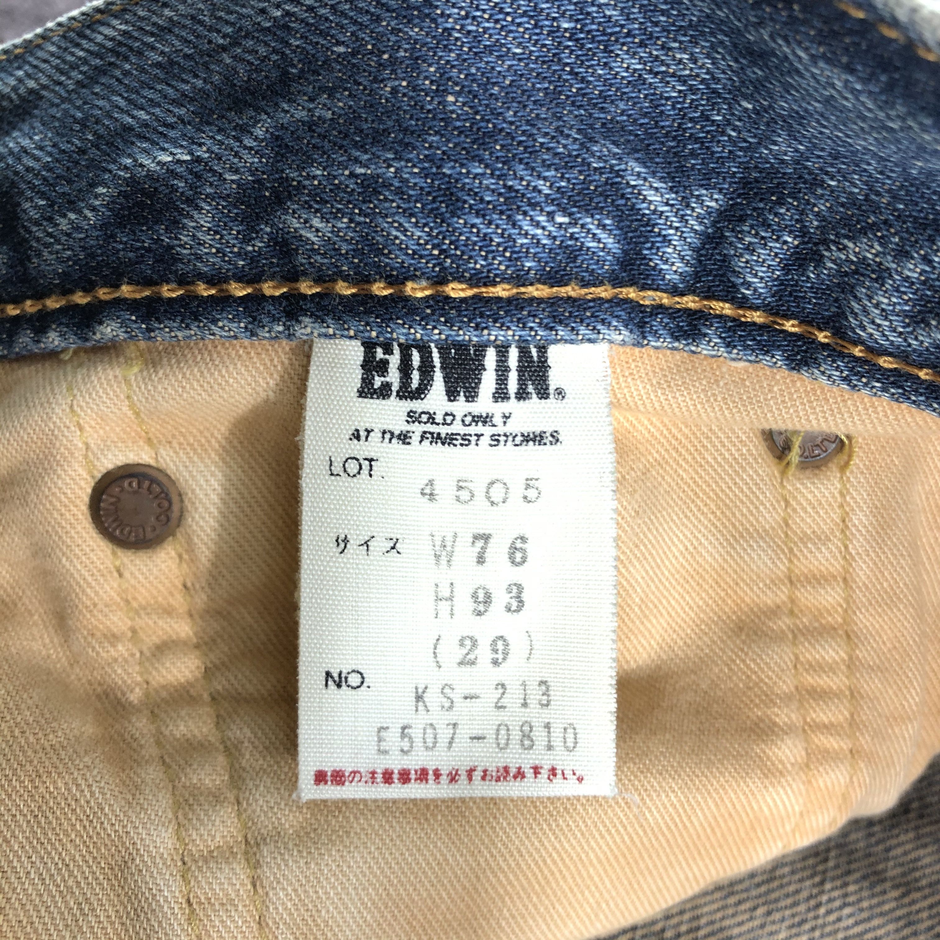 Edwin Vintage Edwin 505 Selvedge Jeans-JM3623 Size US 30 / EU 46 - 9 Thumbnail