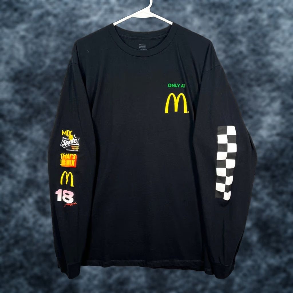 Vintage McDonald's Shirt Mens XL Black Sprite Tropic Berry Long Sleeve T Shirt Fox Goods? Size US XL / EU 56 / 4 - 1 Thumbnail