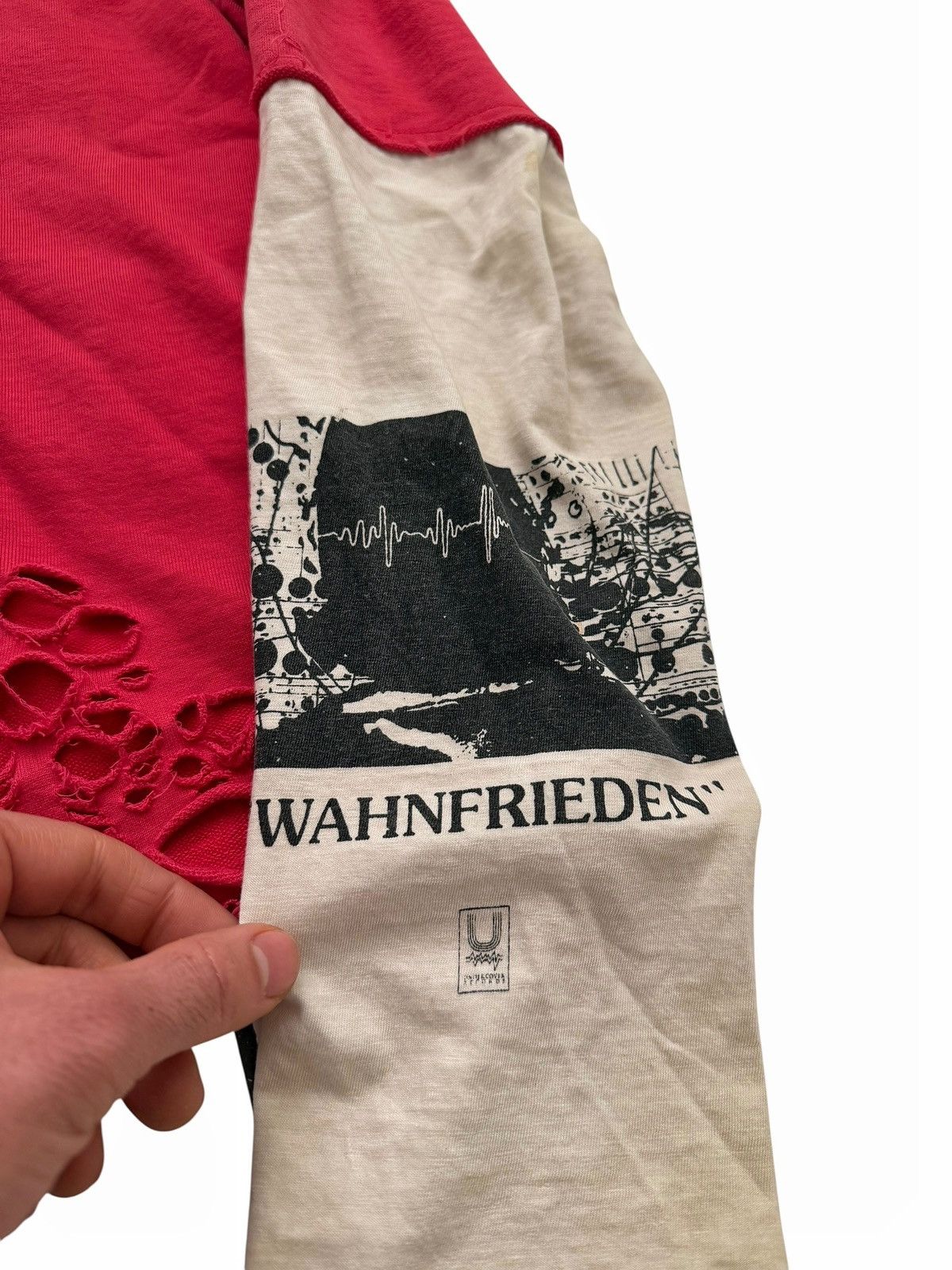Undercover RARE 2006 “T” Wahnfrieden Klaus Distressed Hoodie Size US L / EU 52-54 / 3 - 6 Thumbnail