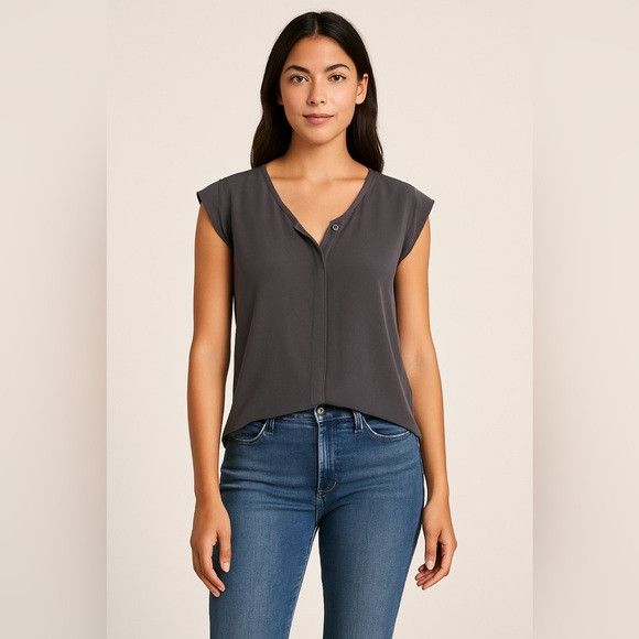 Joie Joie Sleeveless Blouse in Charcoal Gray - Size S Size S / US 4 / IT 40 - 1 Thumbnail