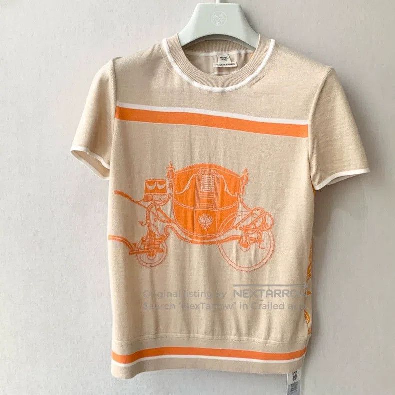 Hermes Hermes Patterned Knit Sweater Size XXS / US 00 / IT 34 - 2 Thumbnail