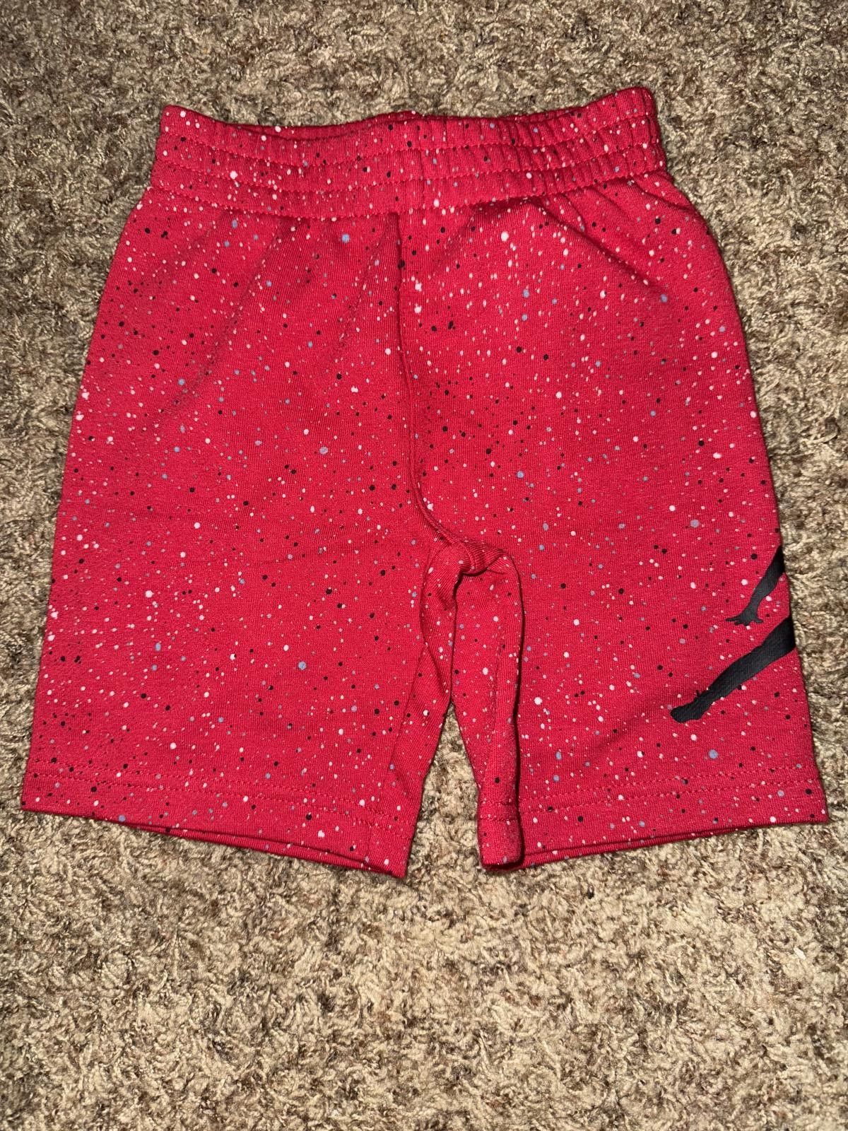 Nike Jordan Speckle Air Jumbled Preschool Set Black Red Size US 26 / EU 42 - 1 Thumbnail