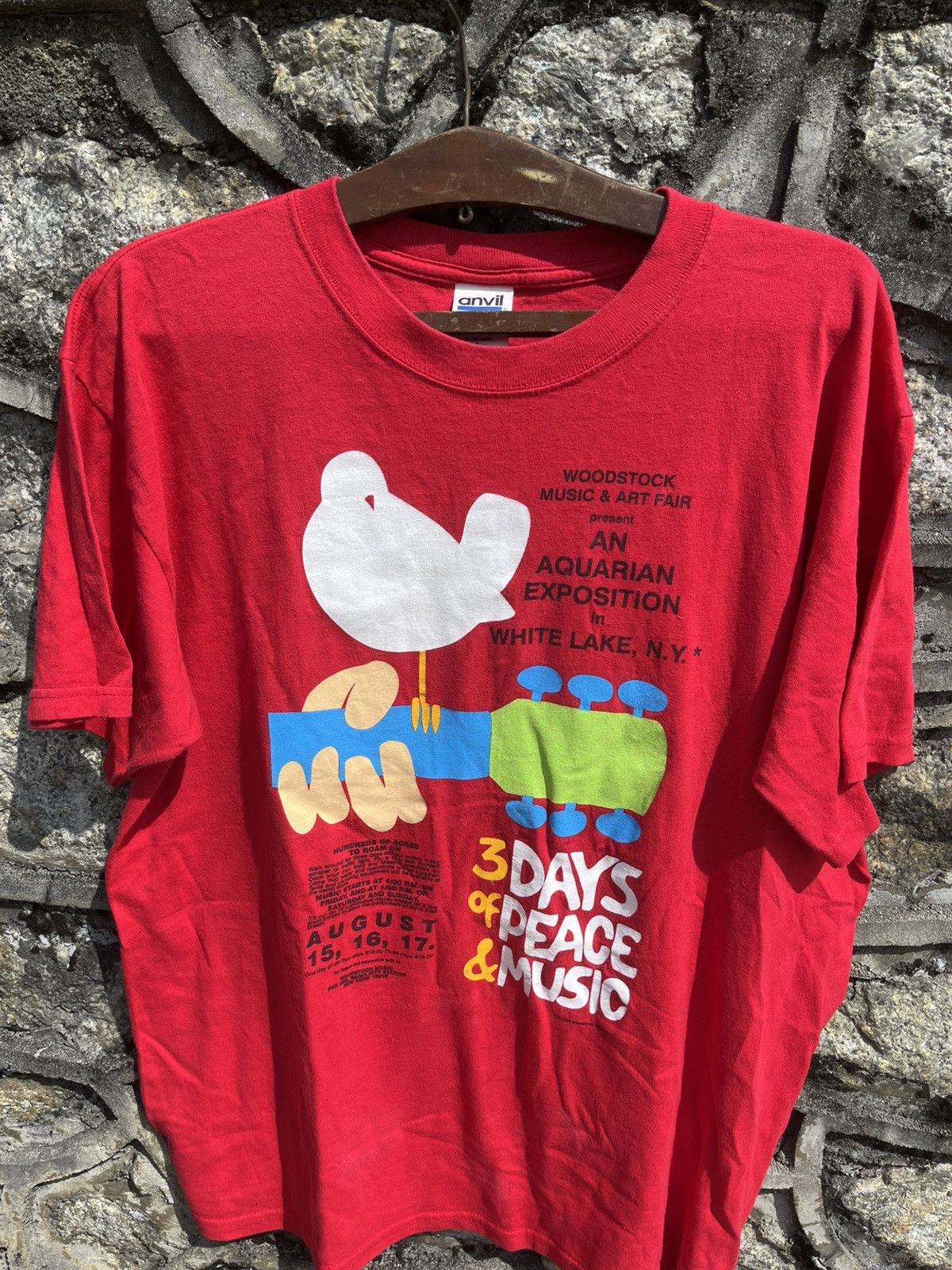 Band Tees vintage Woodstock Music Festival Size US L / EU 52-54 / 3 - 2 Thumbnail