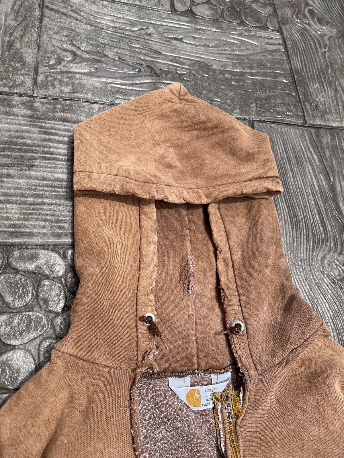 Carhartt × Vintage Distressed 80s~90s CARHARTT Reverse Weave Talon USA Zipper Size US L / EU 52-54 / 3 - 13 Thumbnail