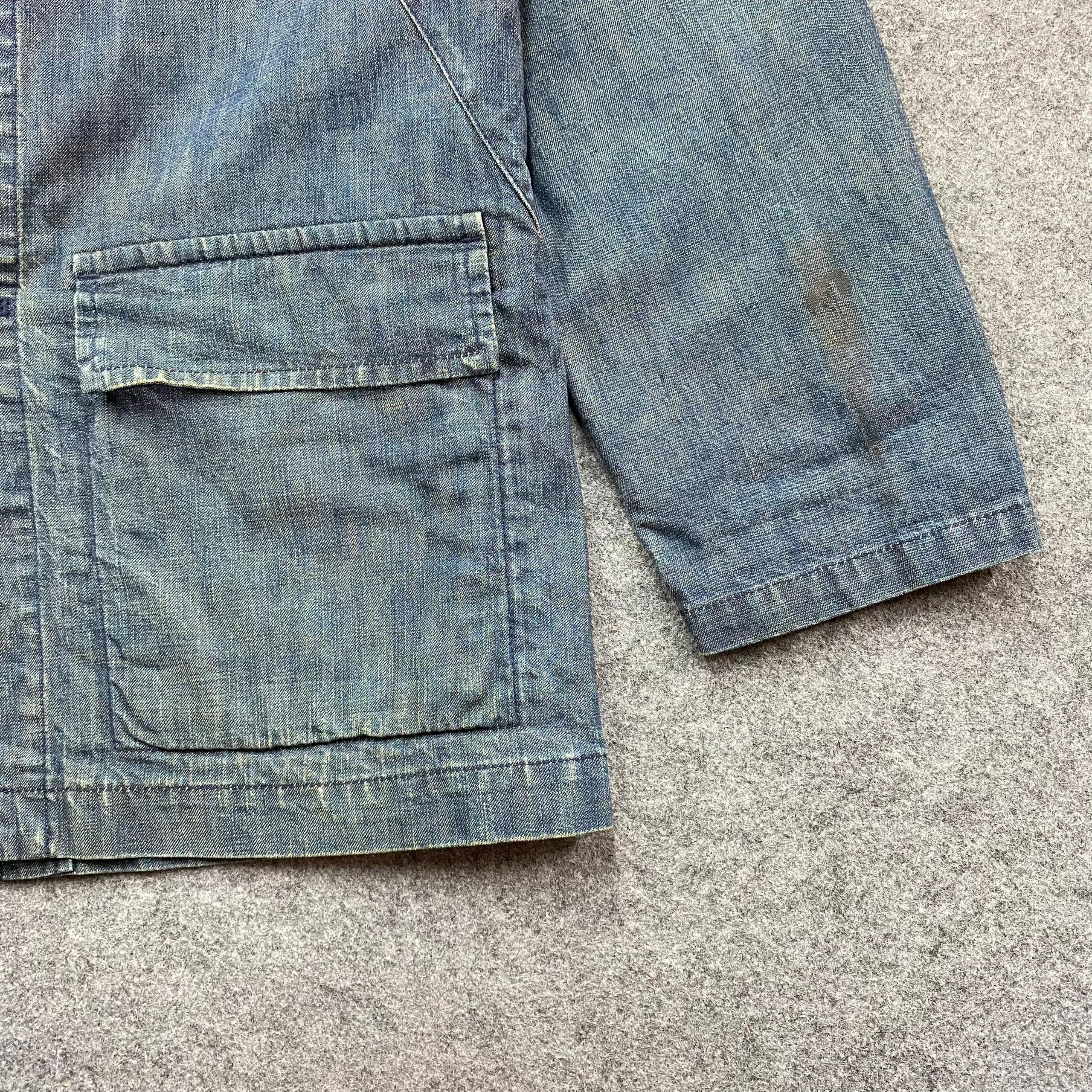 Burberry Vintage Burberry London Denim Workwear Jacket Size US M / EU 48-50 / 2 - 6 Thumbnail
