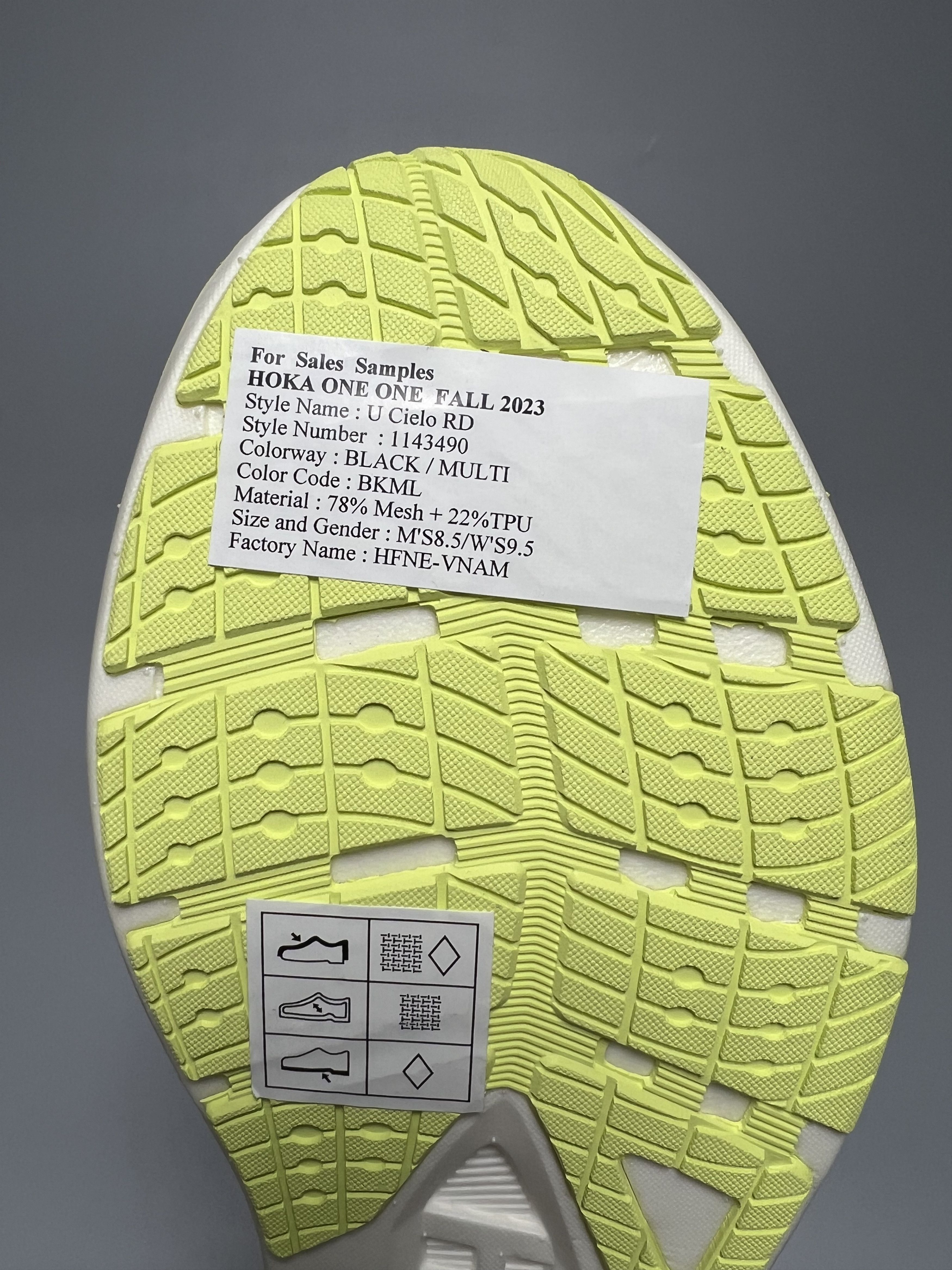 Hoka Sample Hoka One One Unisex Cielo Road Running Shoes Size US 8.5 / EU 41-42 - 16 Thumbnail