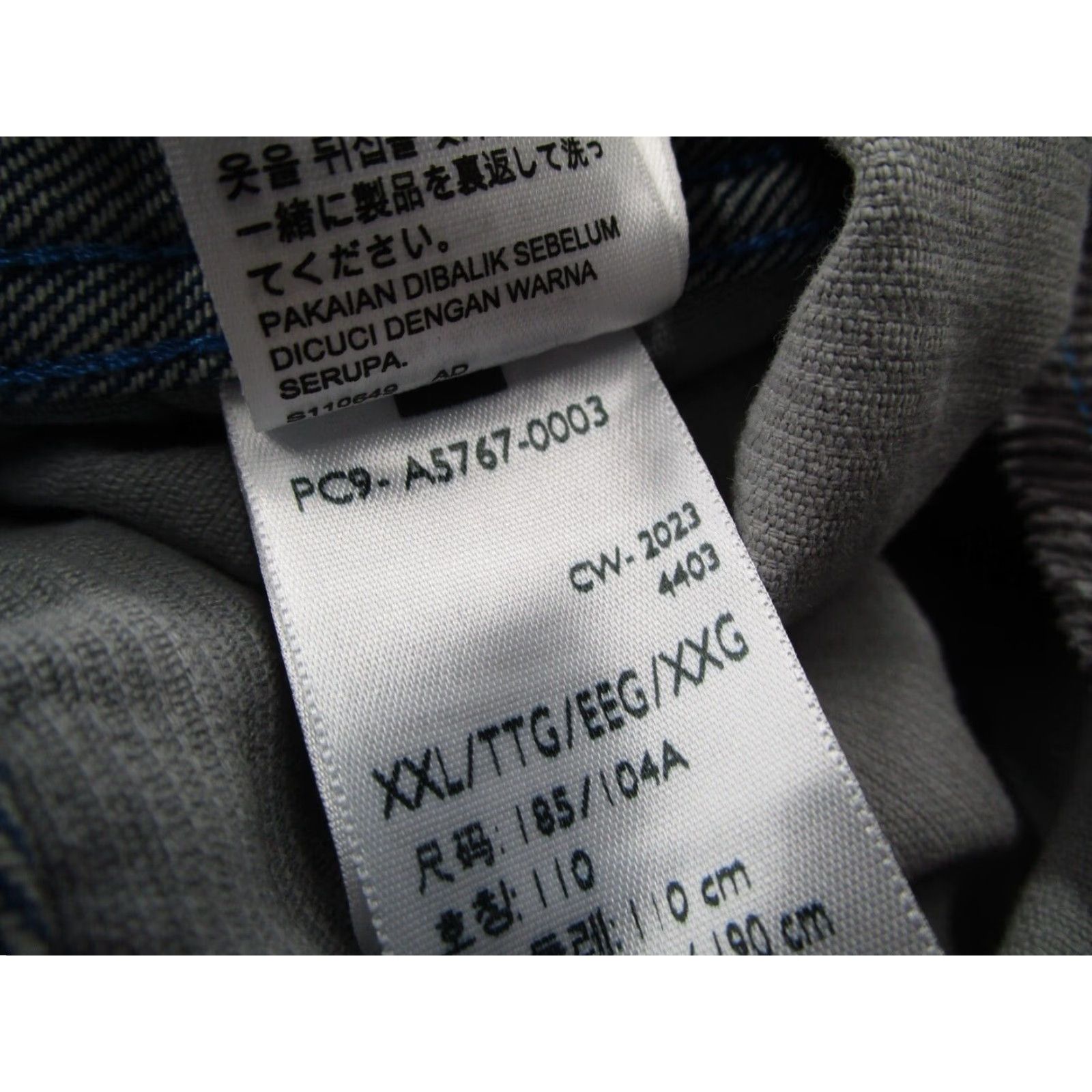 Levi's Levis Jacket Adult 2XL Gray Corduroy Button Up Check Silver Tab Pockets Work Size US XXL / EU 58 / 5 - 6 Thumbnail