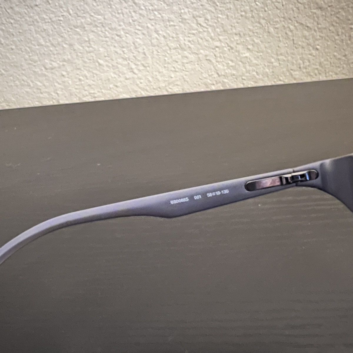 Balenciaga Balenciaga Metal 58MM Sunglasses Grey All Over Print BB0068s Size ONE SIZE - 5 Thumbnail